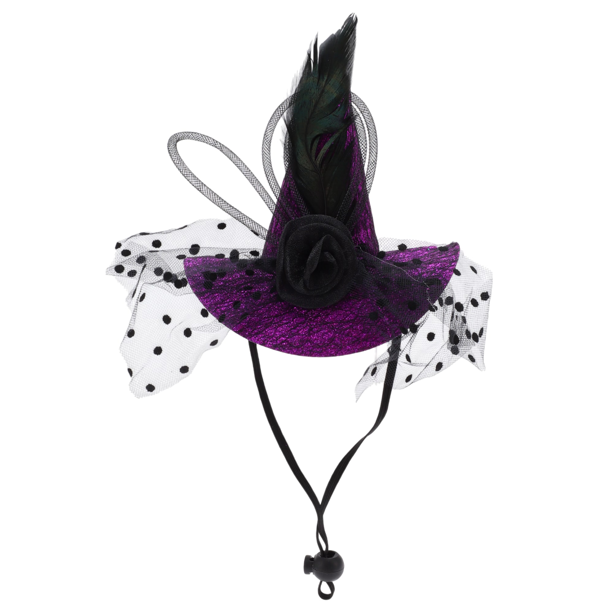 Unique Bargains Halloween Pet Headwear 5.12x5.91inch Purple 1pc