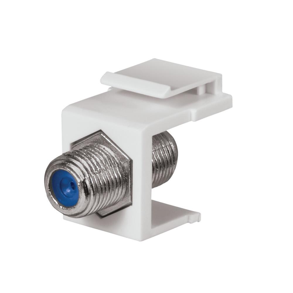 DataComm Electronics 20-3302-WH F-Type Coax Wall Jack
