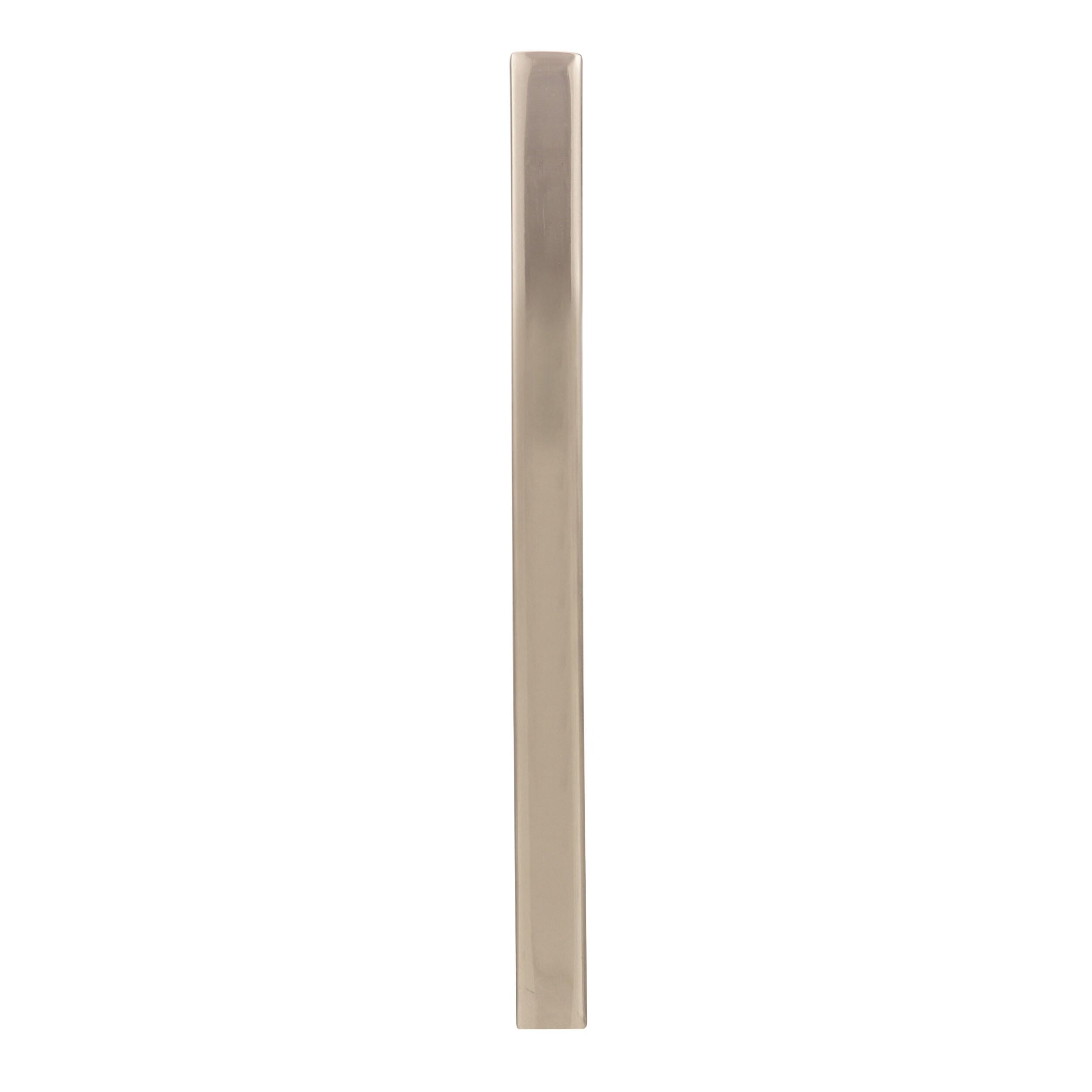 Polished Nickel Modern Cabinet Bar Pull with Mounting Hardware
