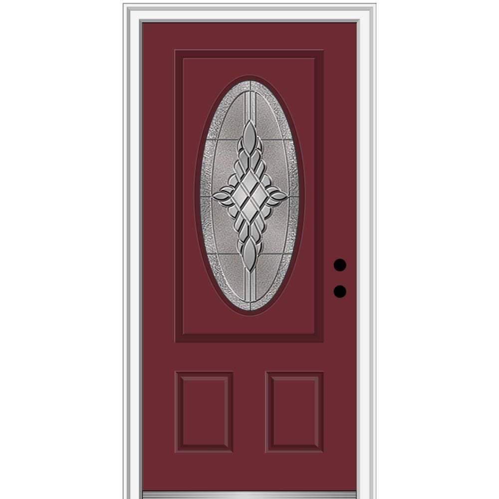 Oval lite Front Doors at