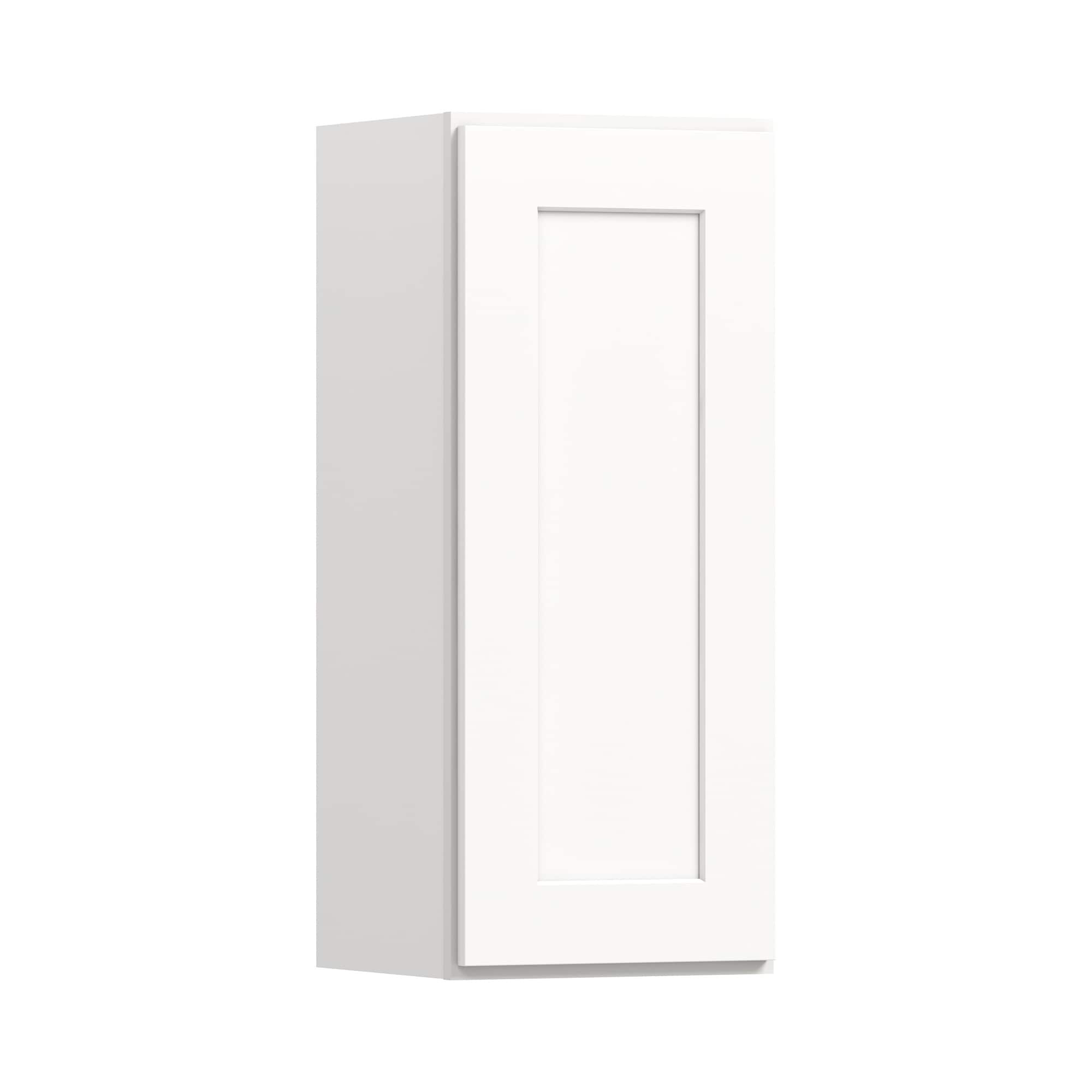 Boyel Living 12-in W x 30-in H x 12-in D Creamy White Shaker Ready-to-Assemble Kitchen Wall Cabinet with Soft-Close Hardware