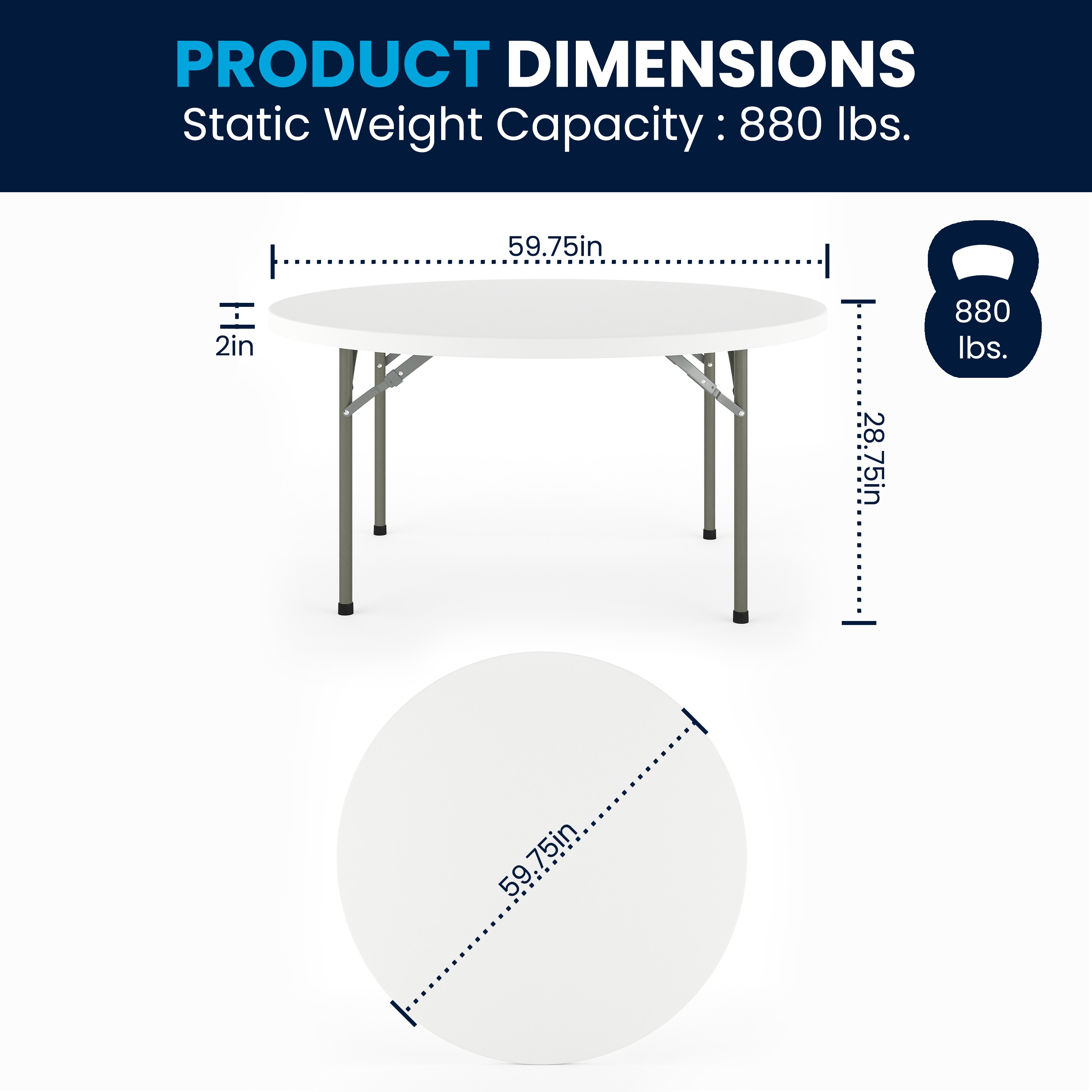 Flash Furniture 847254069403 Folding-Tables - View #8