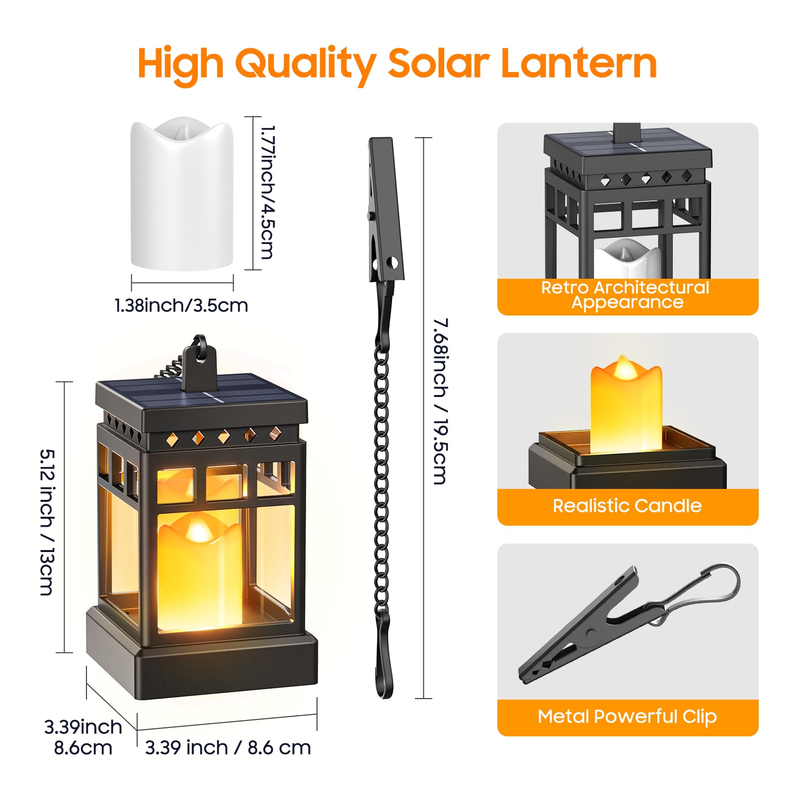 Mektix LXYKO03 Outdoor-Decorative-Lanterns - View #4