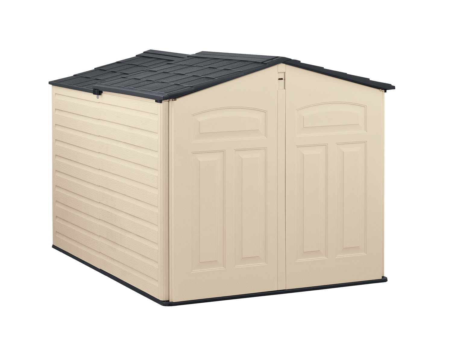Rubbermaid 5x4 Ft Resin Weatherproof Outdoor Storage Shed, Canteen  Brown/Putty, 1 Piece - King Soopers