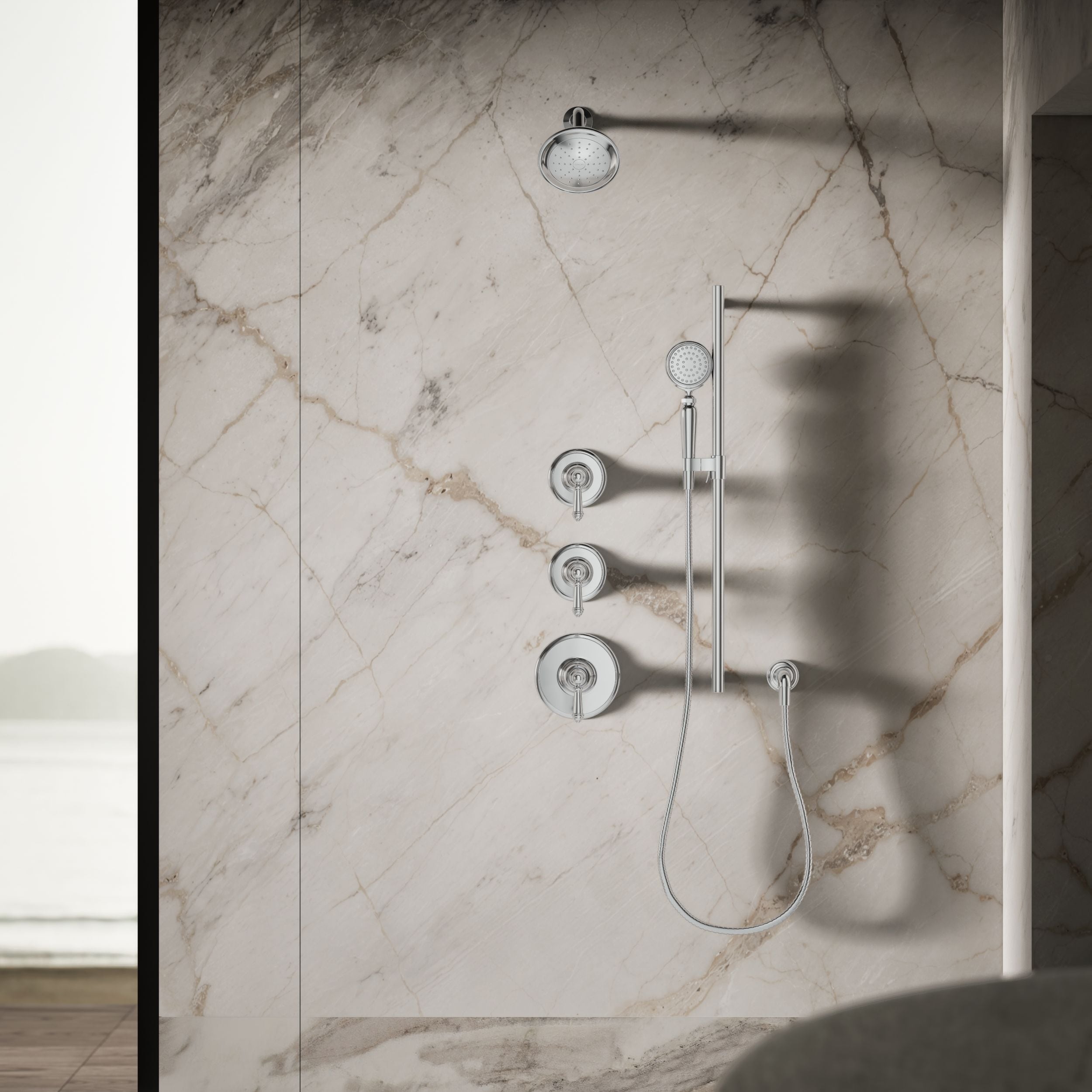 KOHLER K-72774-G-CP Fixed-Showerhead - View #9