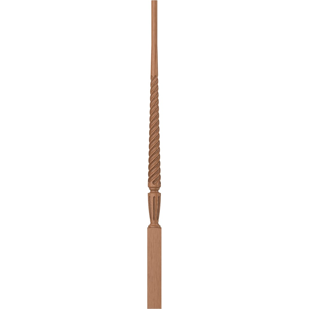 L.J. Smith Stair Systems LJT-2015-WO 38 38-in x 1.75-in Unfinished White Oak Pin Top Stair Baluster