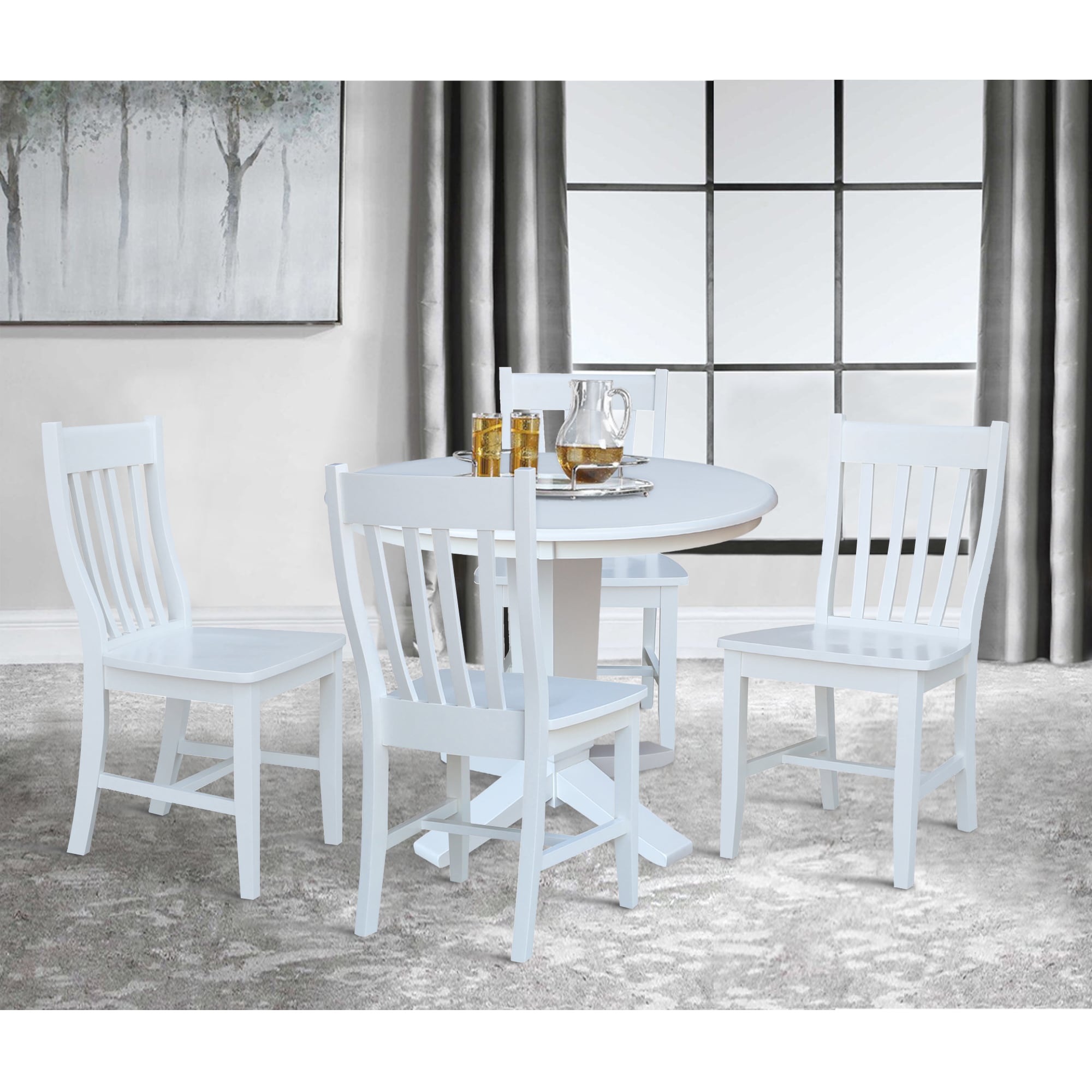 International Concepts K08-36RT-23B-C61-4 Dining-Sets - View #2