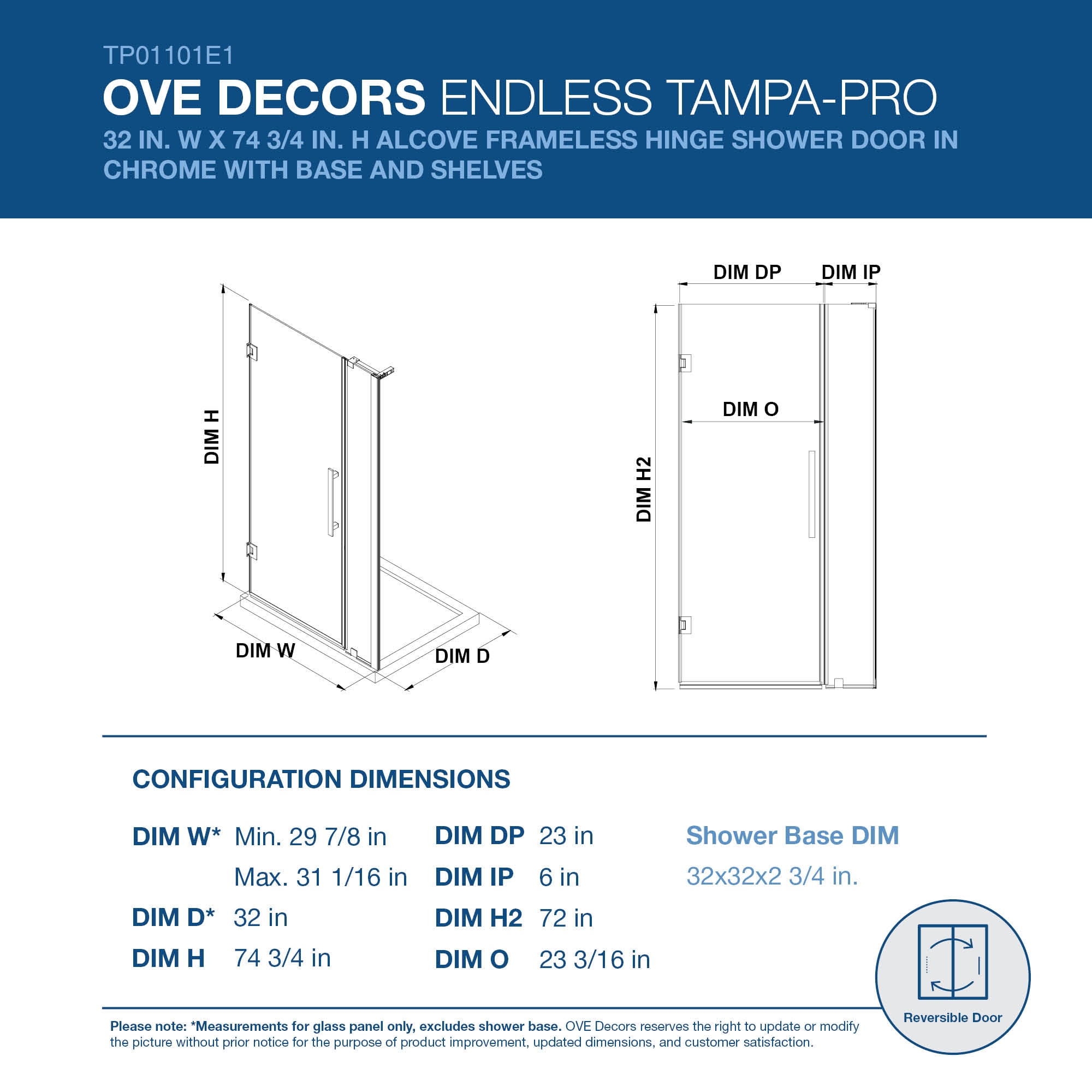 OVE Decors 828796066112 Alcove-Shower-Kit - View #2