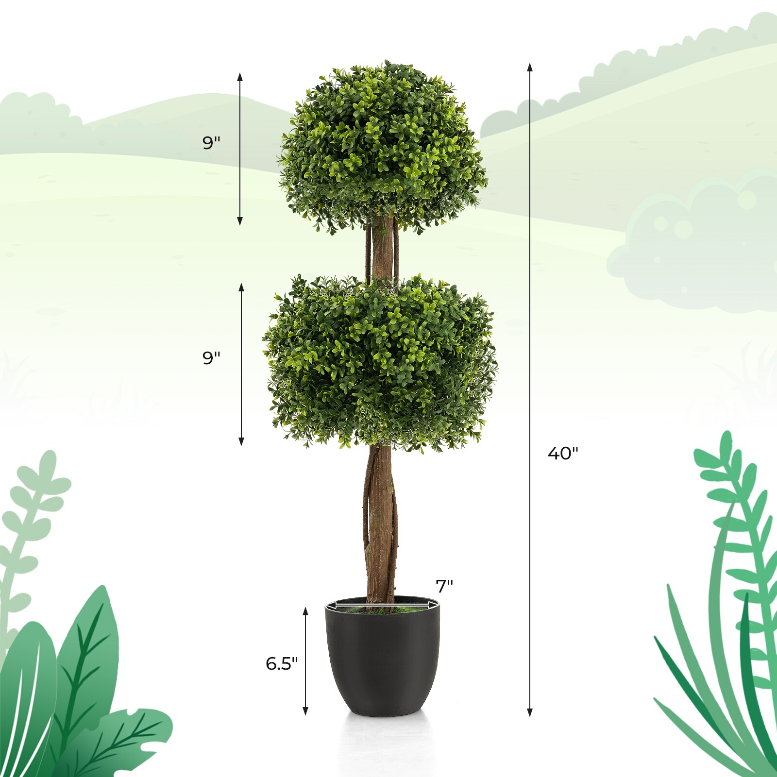 YERIVA FP0172GN1CTHZ1 Artificial-Plants-Trees - View #5