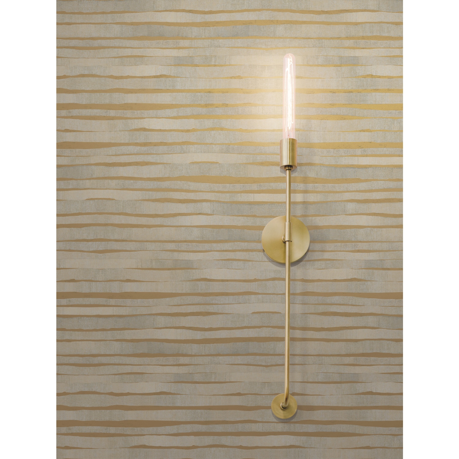 York Wallcoverings KT2186 Ronald Redding 24 Karat 60.8-Sq. Feet Yellow Non-woven Abstract Unpasted Wallpaper