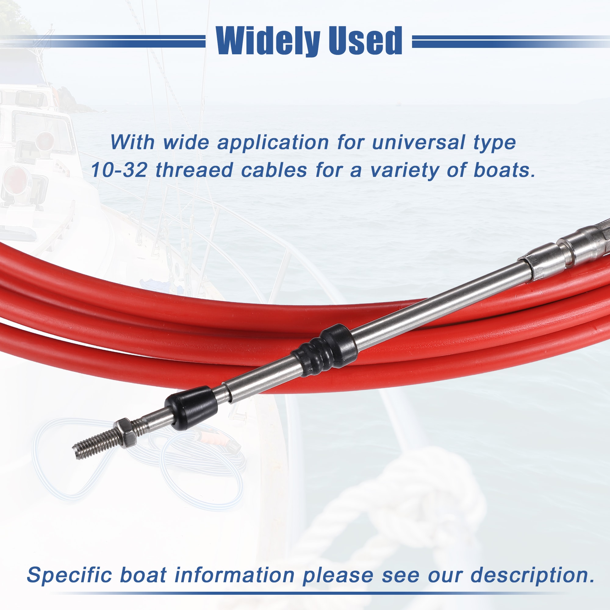 Unique Bargains S25122900UX3856 Boat-Control-Cables - View #5