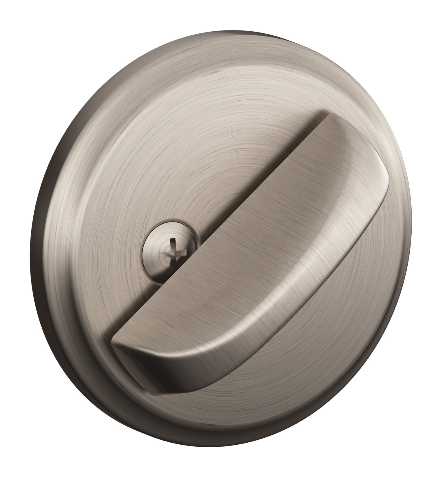 Schlage B60 Series Satin Nickel Single Sided Deadbolt At Lowes.com