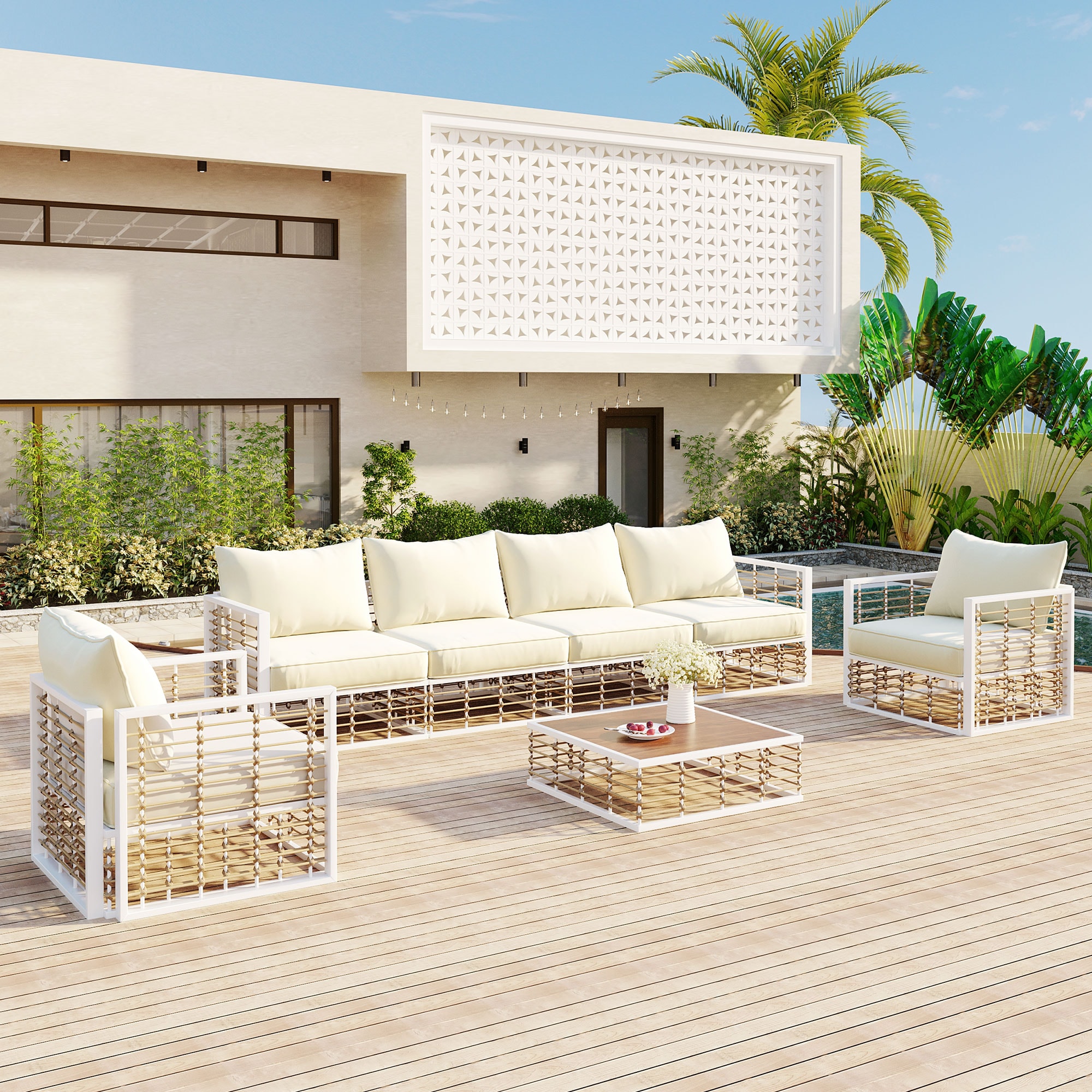 Direct Wicker DWS-SP100026AAK Patio-Conversation-Sets - View #3