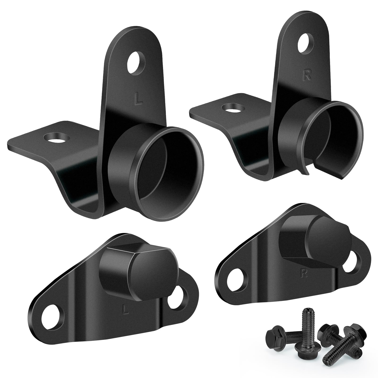 Phyfalip  Tailgate Hinge Kit Compatible with 1999 to 2007 Chevy Silverado GMC Sierra 1500 1500HD 2500 2500HD 3500 Classic and 2005 to 2006 Hummer