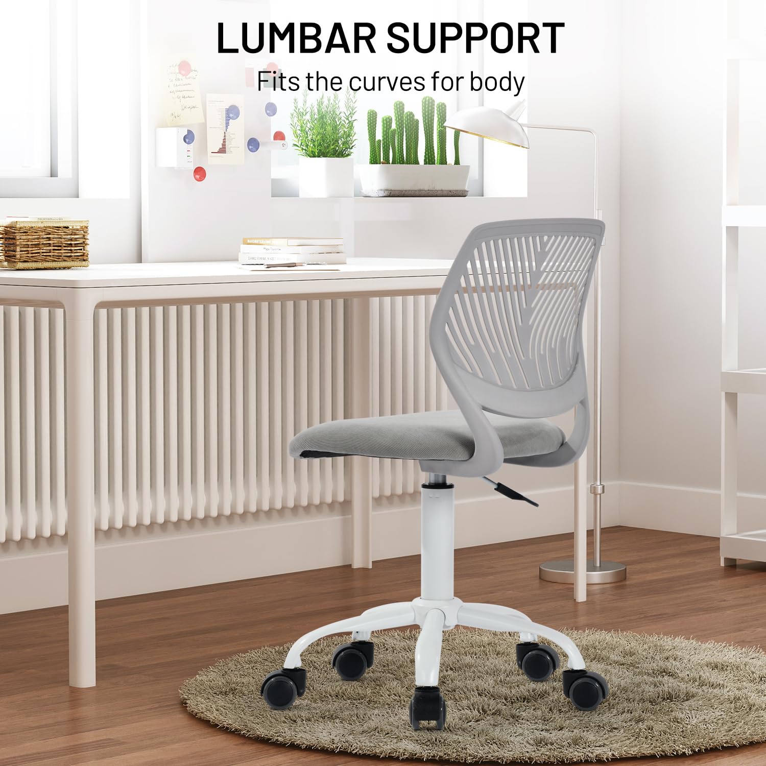 Homy Casa CARNATION GREY VNEW Office-Chairs - View #6