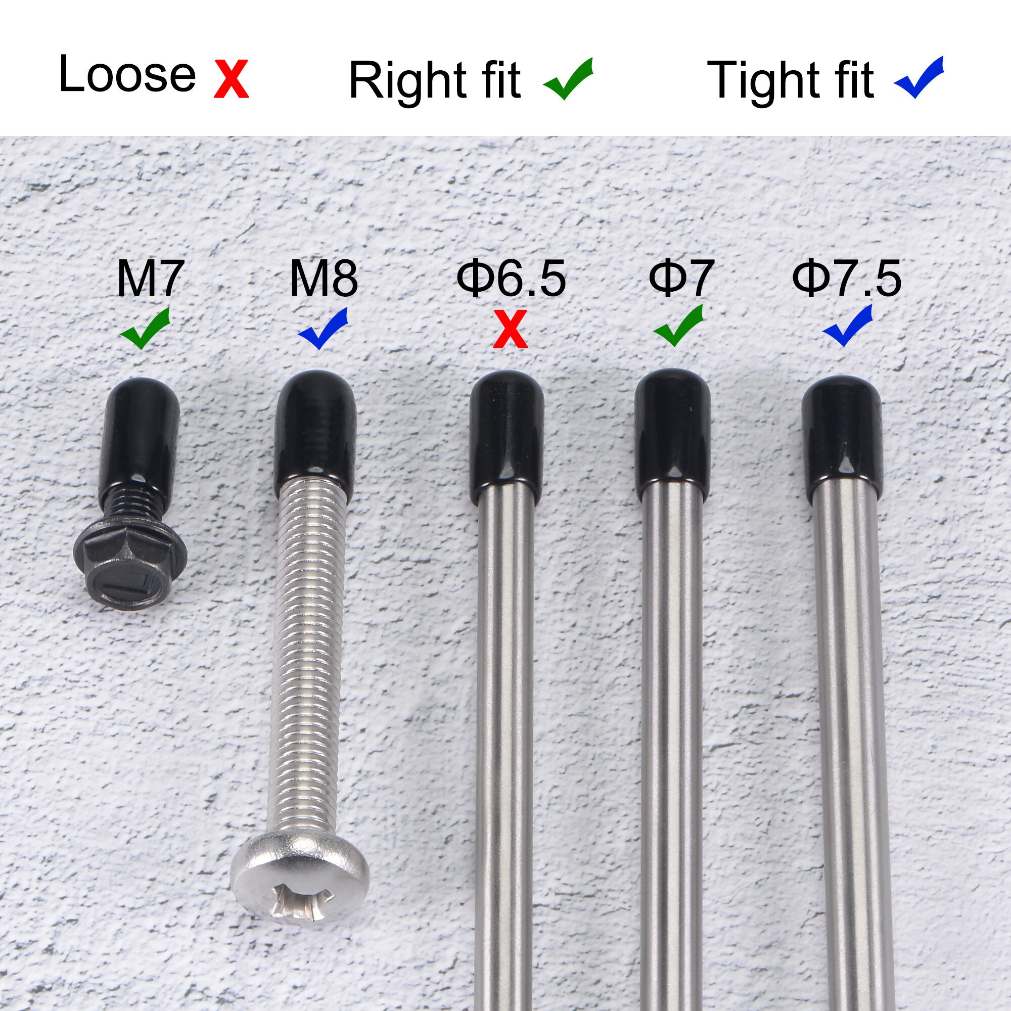 Unique Bargains S26010903UX1707 End-Caps-Screw-Protectors - View #6