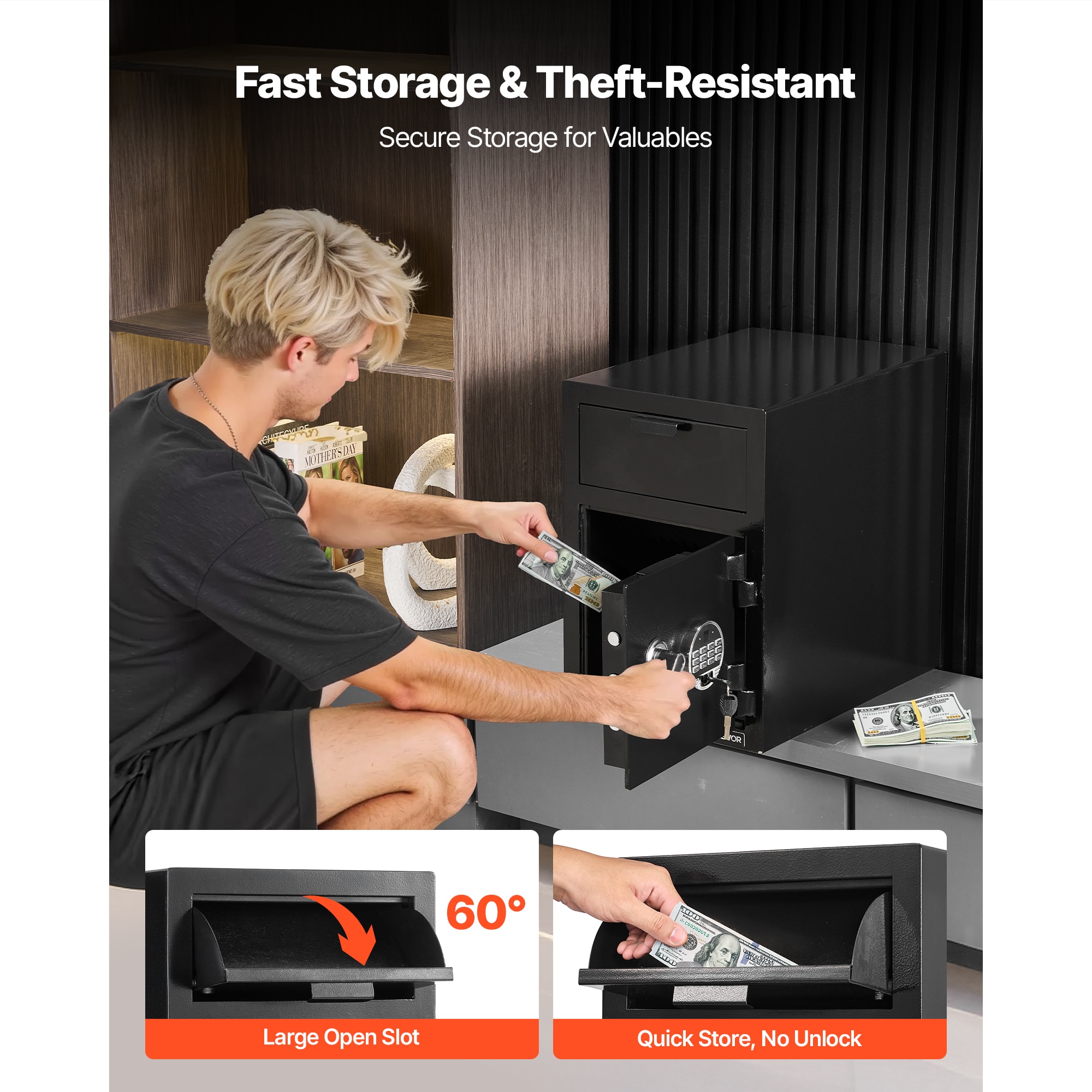 VEVOR TDSBXJ141420DFPNC0V9 Cash-Check-Safes - View #3