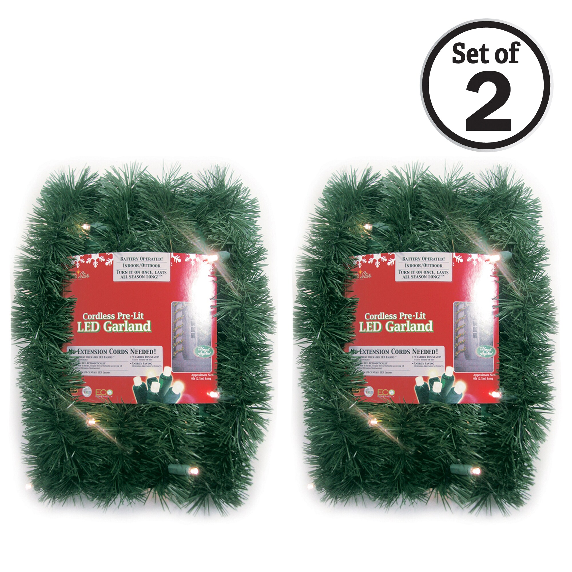 Brite Star 74-442-20 Artificial-Christmas-Garland - View #2