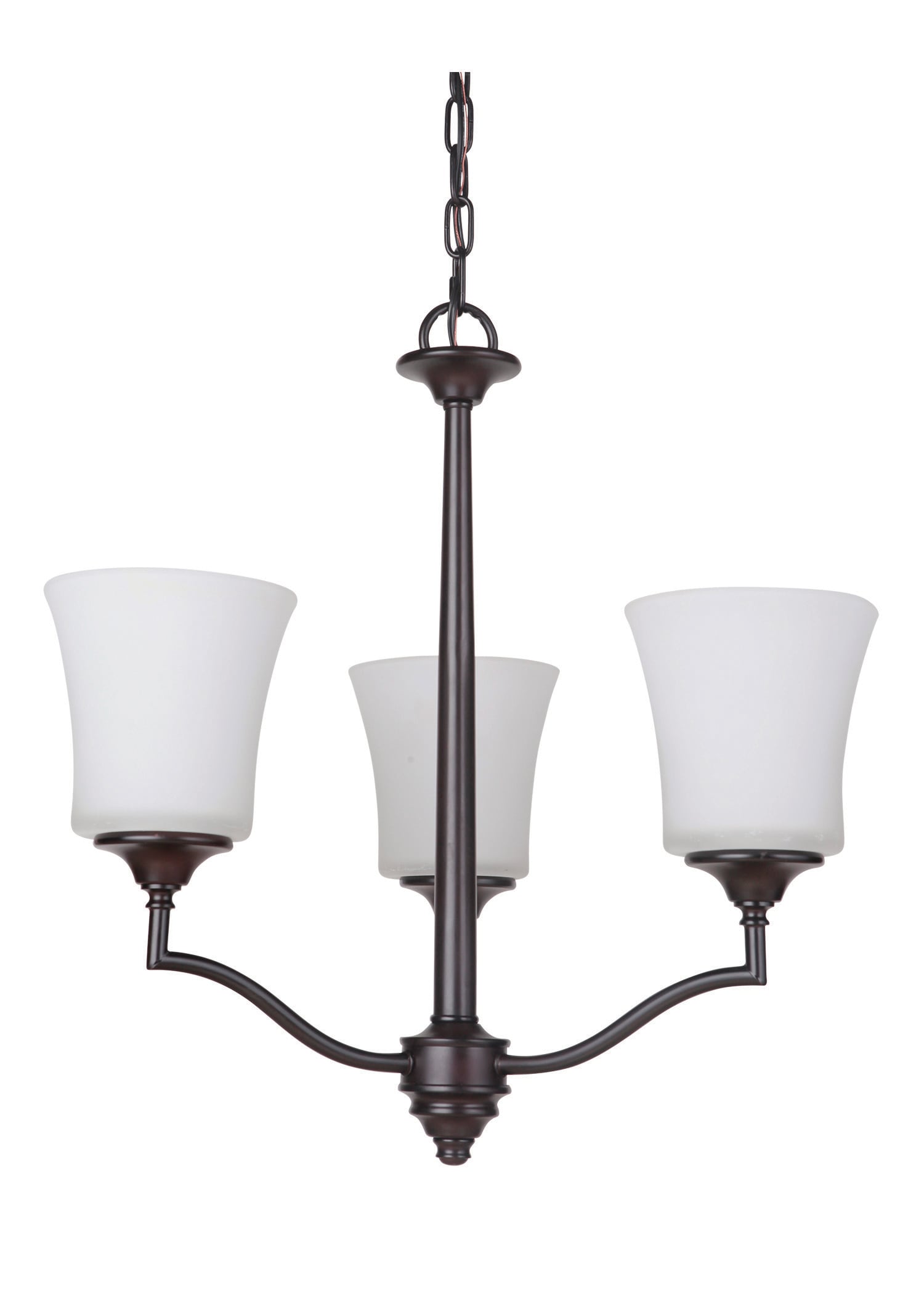 Craftmade 41723-OB Helena 3-Light Oiled Bronze Transitional Dry Rated Chandelier