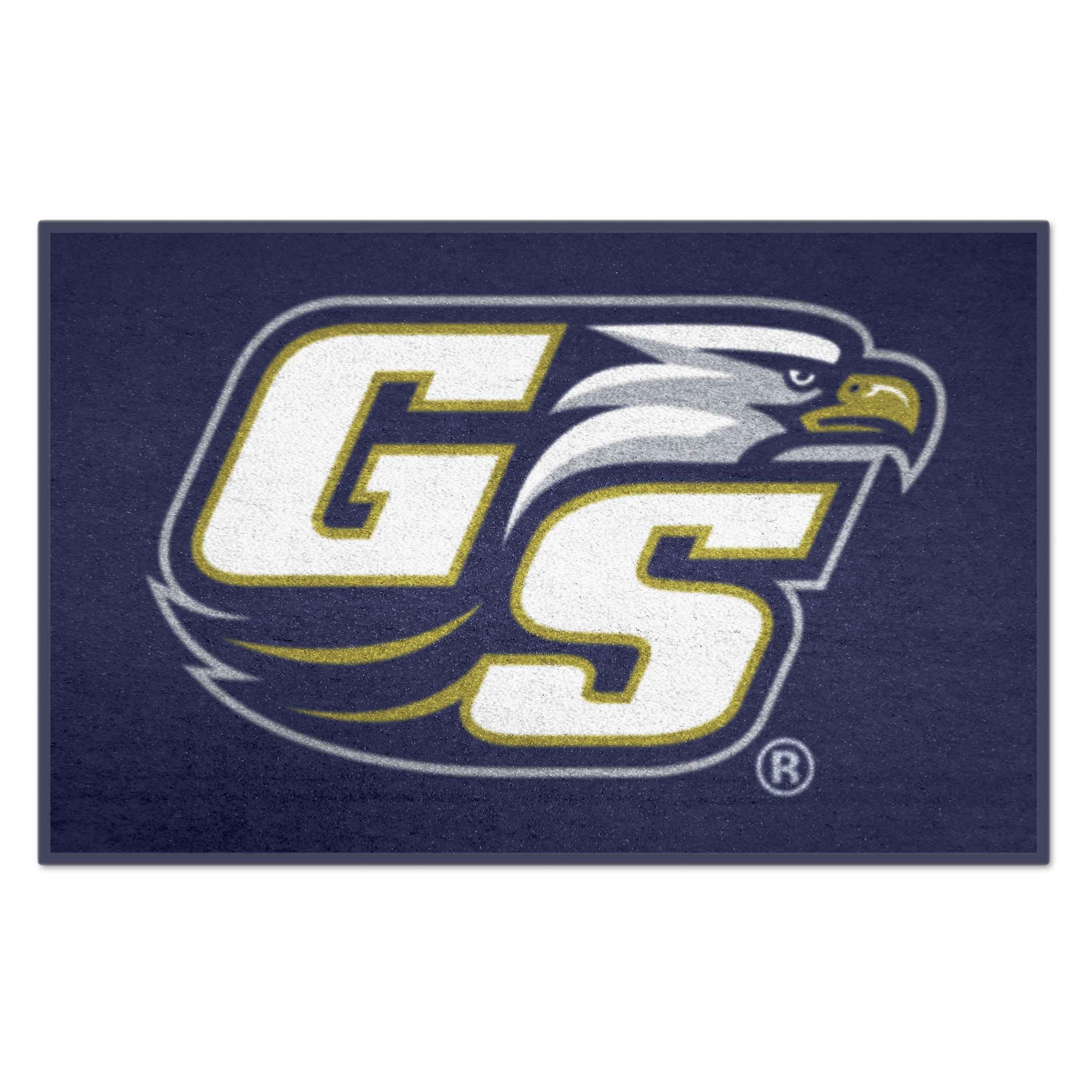 FANMATS 791 Georgia Southern Eagles 2-ft x 3-ft Blue Nylon Rectangular Indoor or outdoor Decorative Sports Door mat