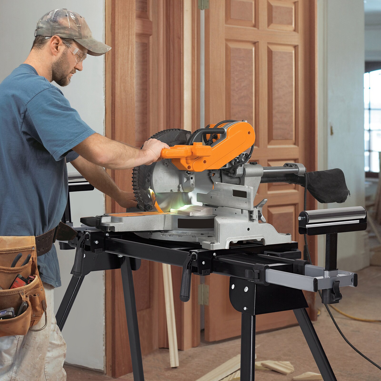 Aoile 09STJKWSRY-HXYY-414 Miter-Saw-Stands - View #4