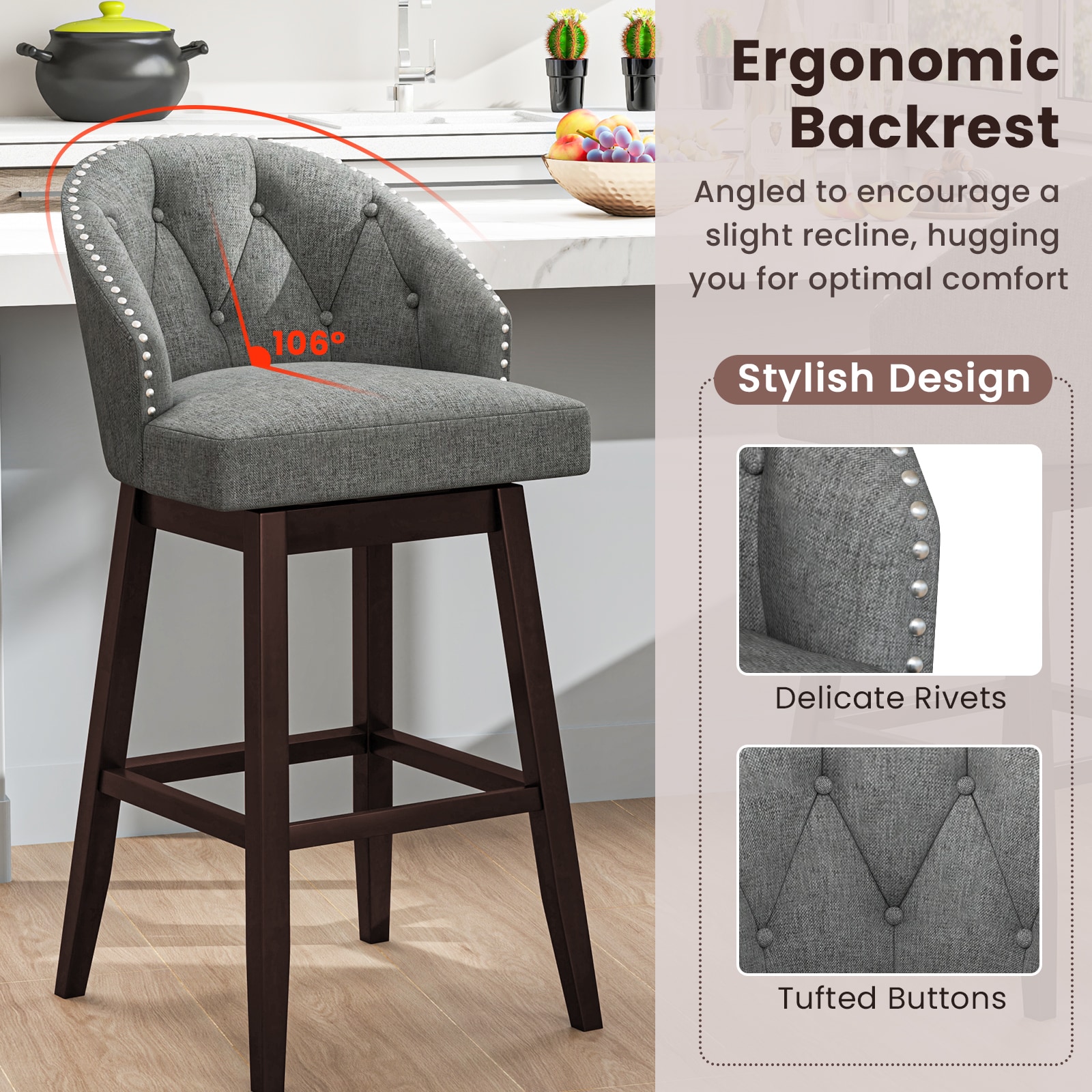 Iseryn ID10541GR stools - View #5