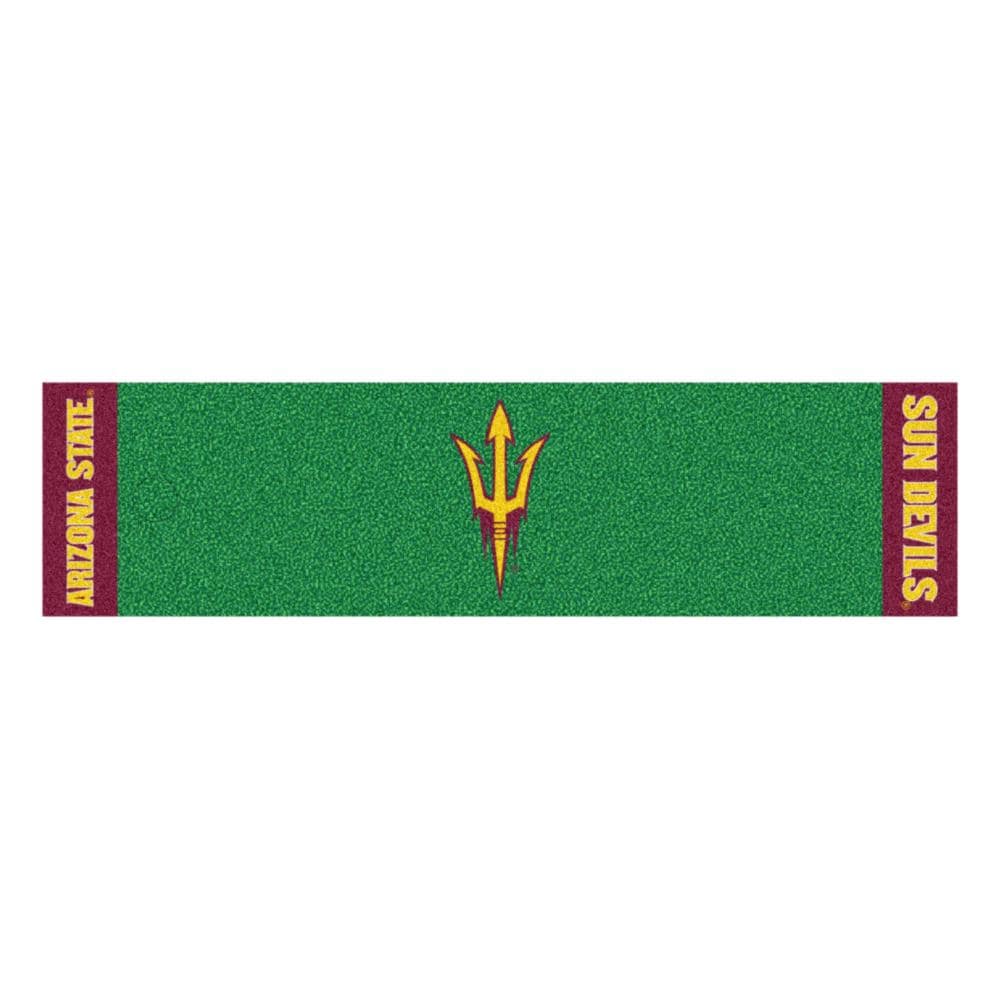 FANMATS 20647 1.5-ft x 6-ft NCAA Putting Green Mat Putting Green