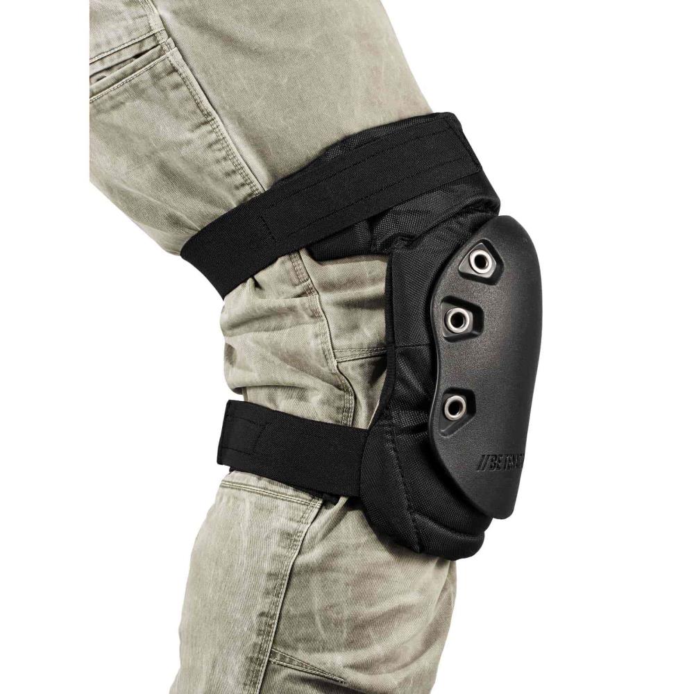 Hard Shell Hinged Knee Pads - Non-Marring Rubber Cap