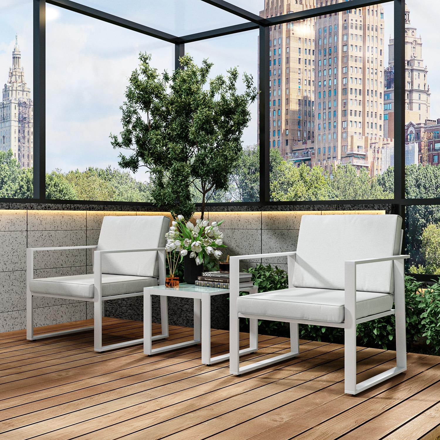 MIDHAM KF170301-01 Patio-Conversation-Sets - View #2