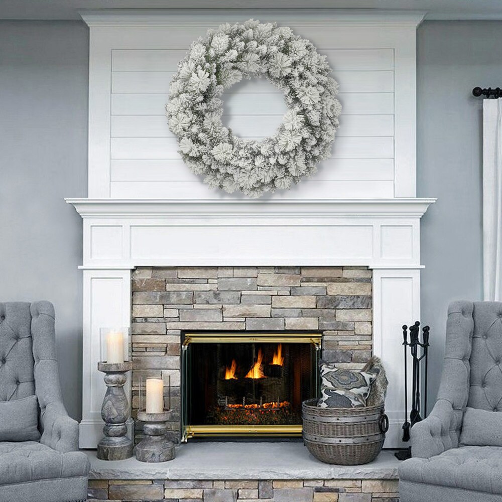 Puleo International 0999A-WF32 Artificial-Christmas-Wreaths - View #4
