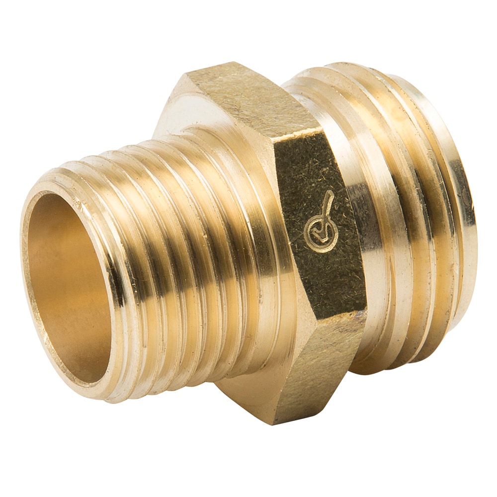 B K 3 4 In X 1 2 In Dia Threaded Male Hose X Mip Adapter Fitting In The Brass Fittings Department At Lowes Com