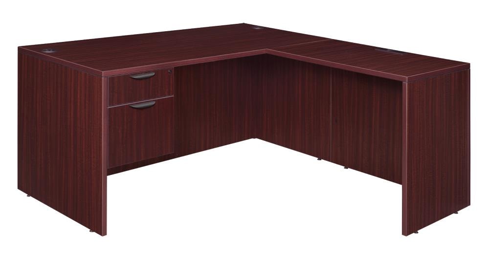 Regency LLDSP7124MH Legacy 59-in Brown Modern/Contemporary L-shaped desk