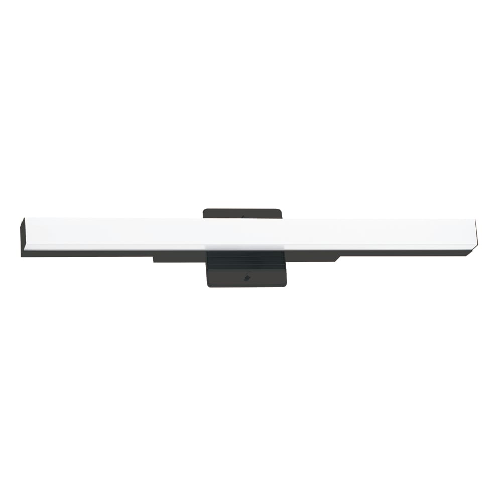EGLO 205066A Toretta 1.58-in 1 -Light Matte Black Integrated LED Transitional Vanity light bar