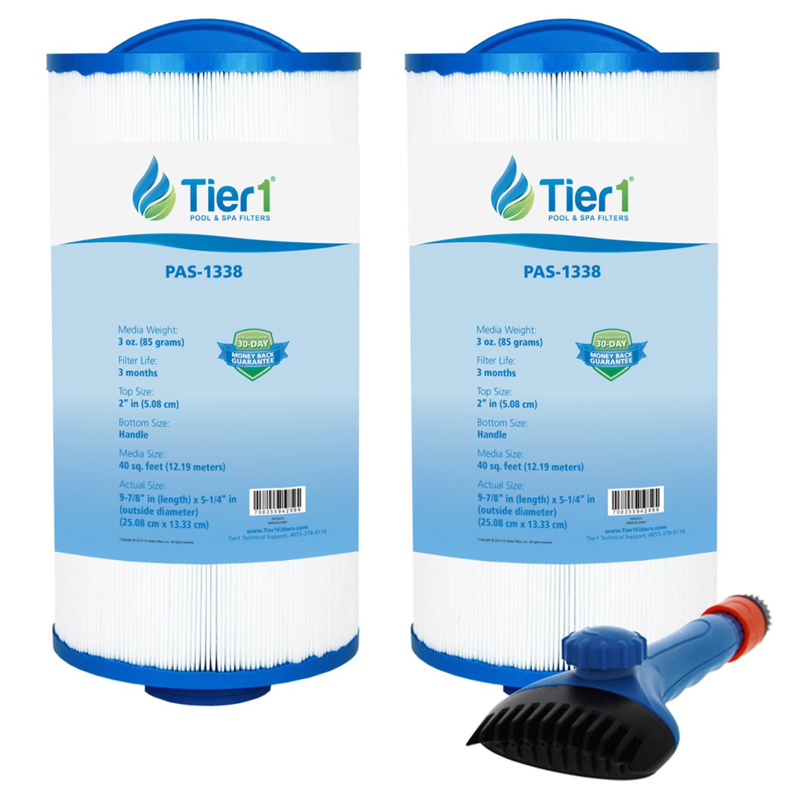 Tier1 PAS 1338 WAND 2 PACK 6540-723 Pool Filter Replacement Cartridge