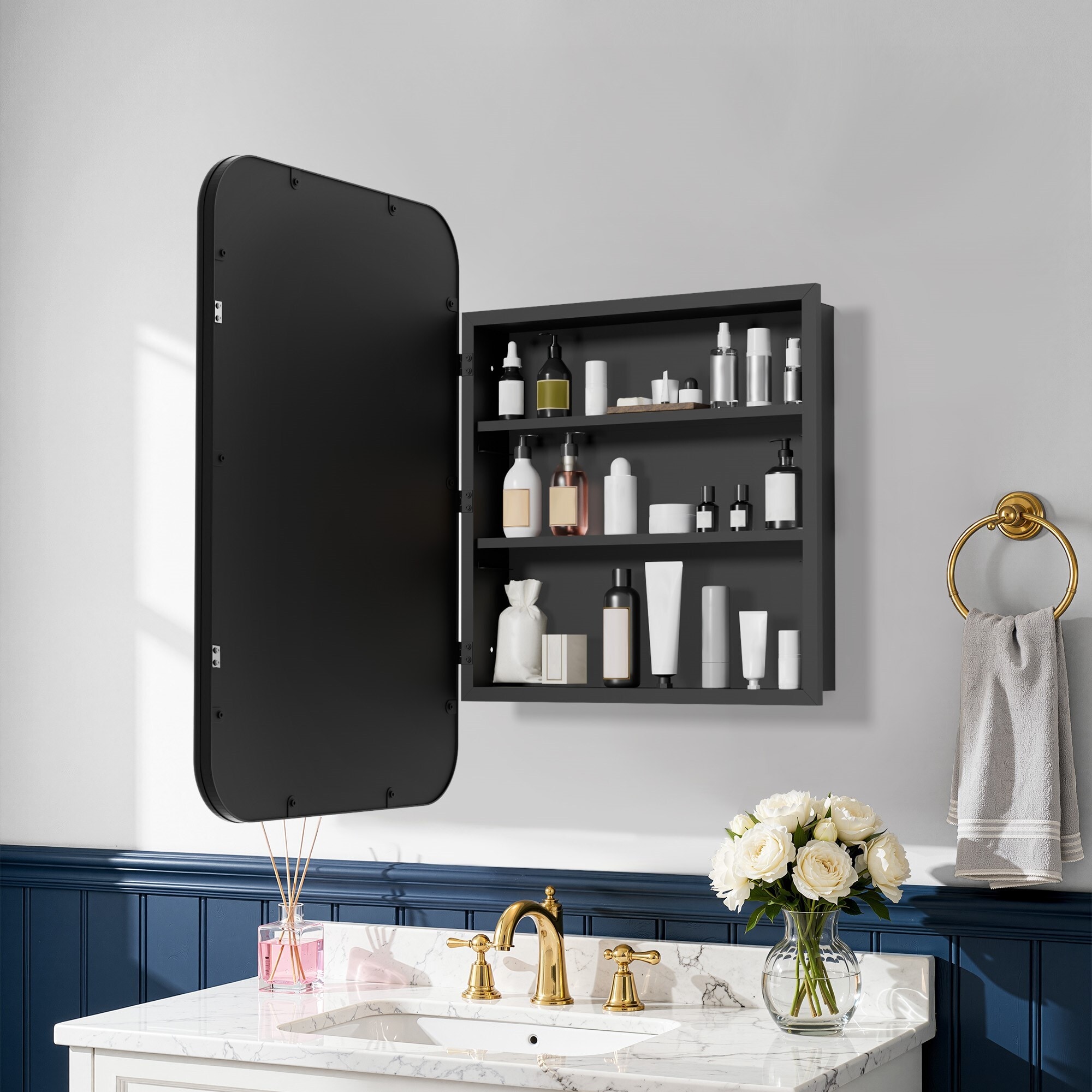 Misty Moon LW0409-BWC-JG026 Bathroom-Medicine-Cabinets - View #5