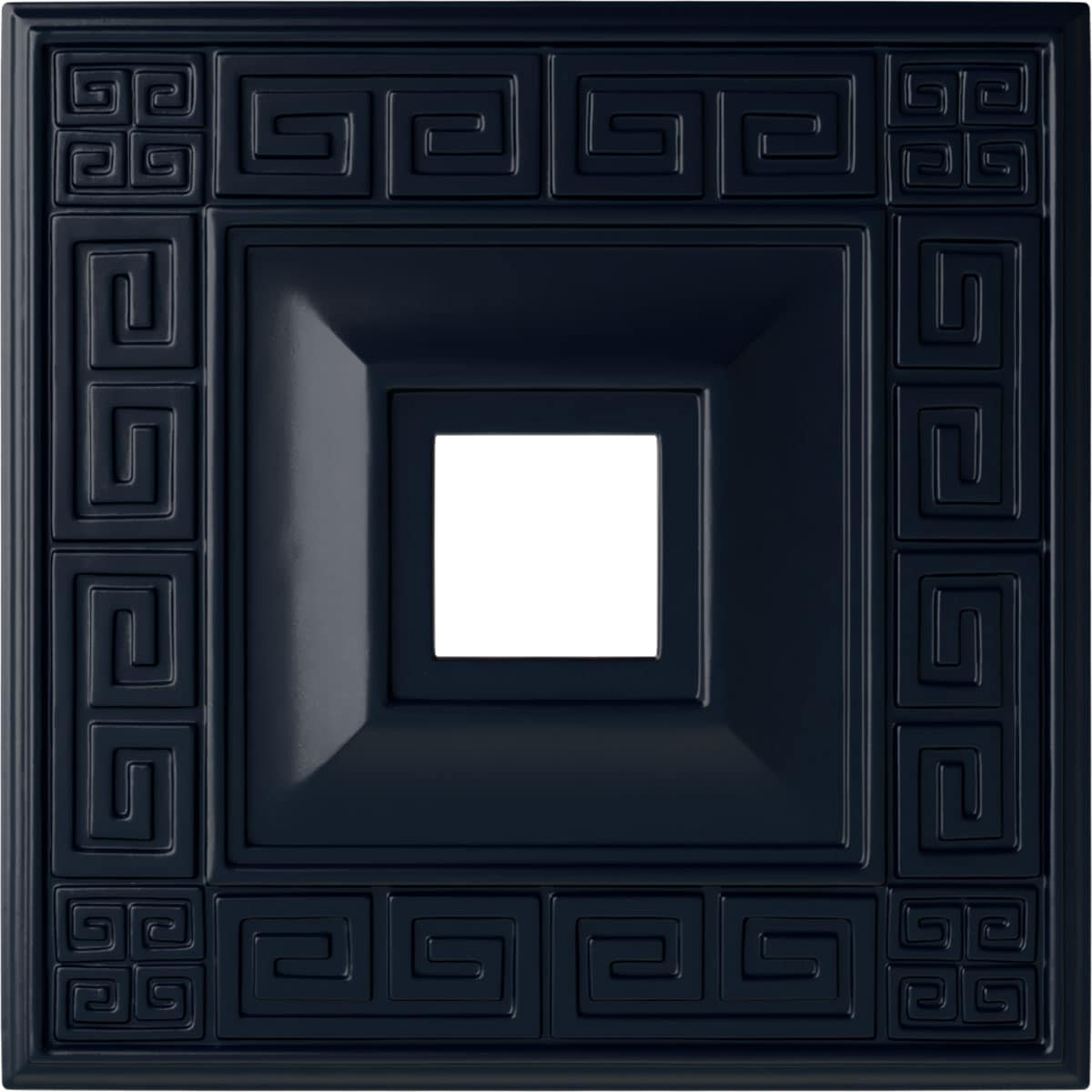 Ekena Millwork CM18ERMDF Eris 18-in W x 18-in L Painted Midnight Dream Polyurethane Whole Ceiling Medallion