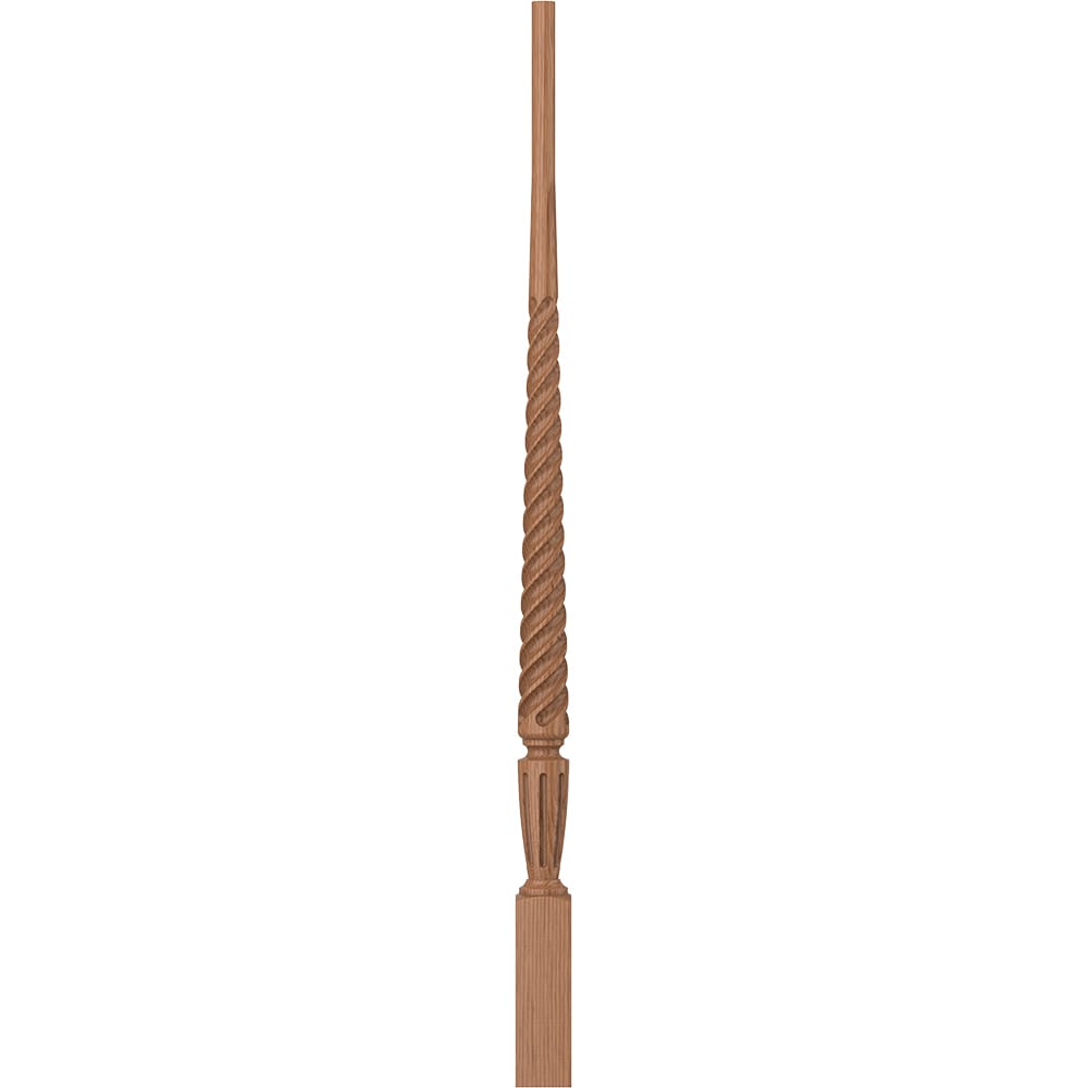 L.J. Smith Stair Systems LJT-2015-WO 34 34-in x 1.75-in Unfinished White Oak Pin Top Stair Baluster