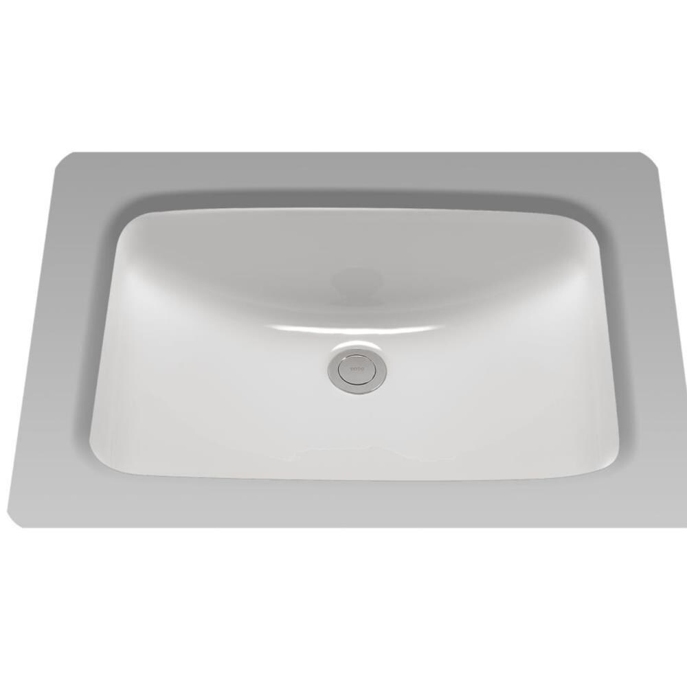 TOTO LT542G-01 Undermount Vitreous China Bathroom Sink Cotton White at ...