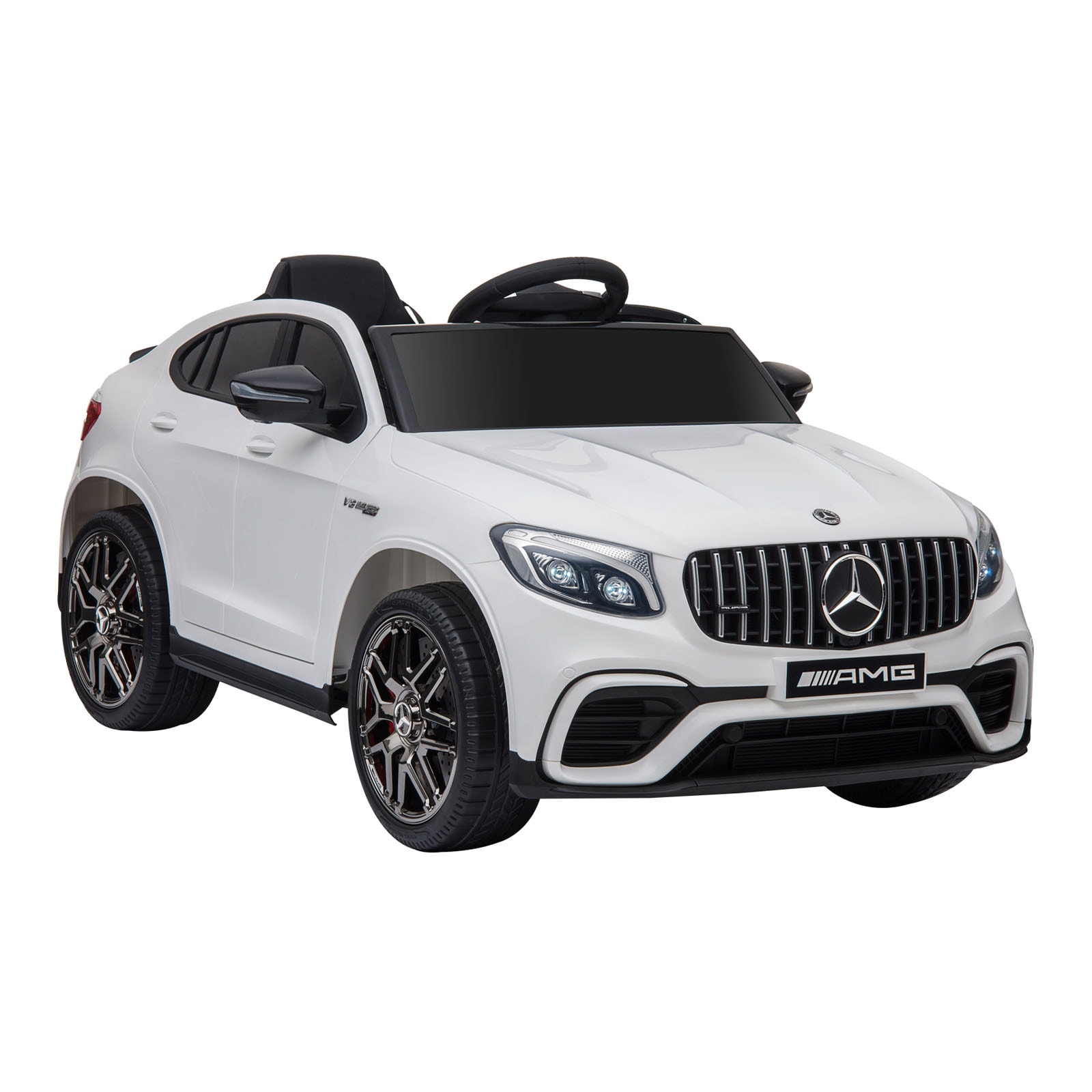 Aosom 12V Ride On Toy Car for Kids with Remote Control Mercedes