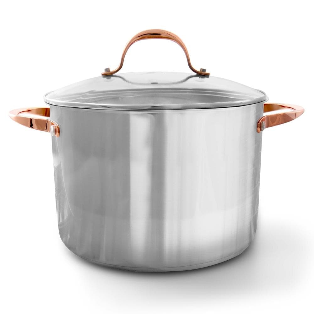 Oster Adenmore 8 Quart Stock Pot with Tempered Glass Lid - On Sale