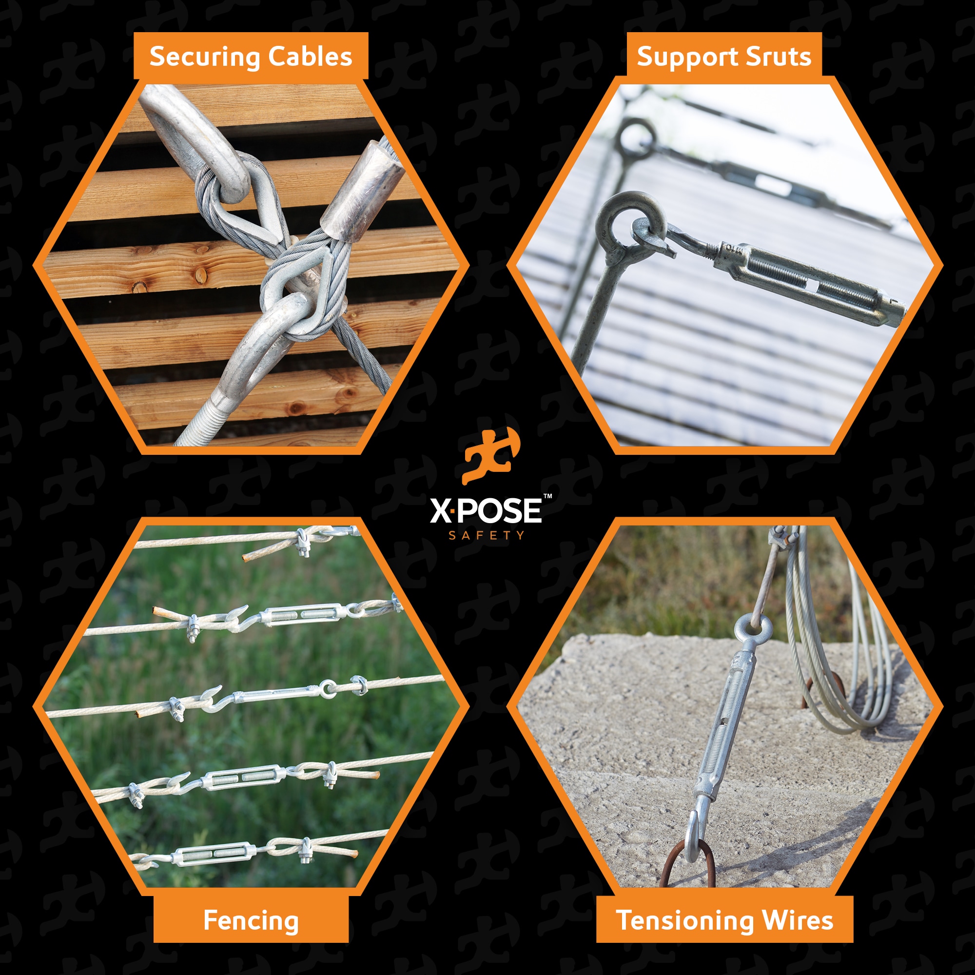 XPOSE SAFETY GTB38-HE-20-X-S turnbuckles - View #5