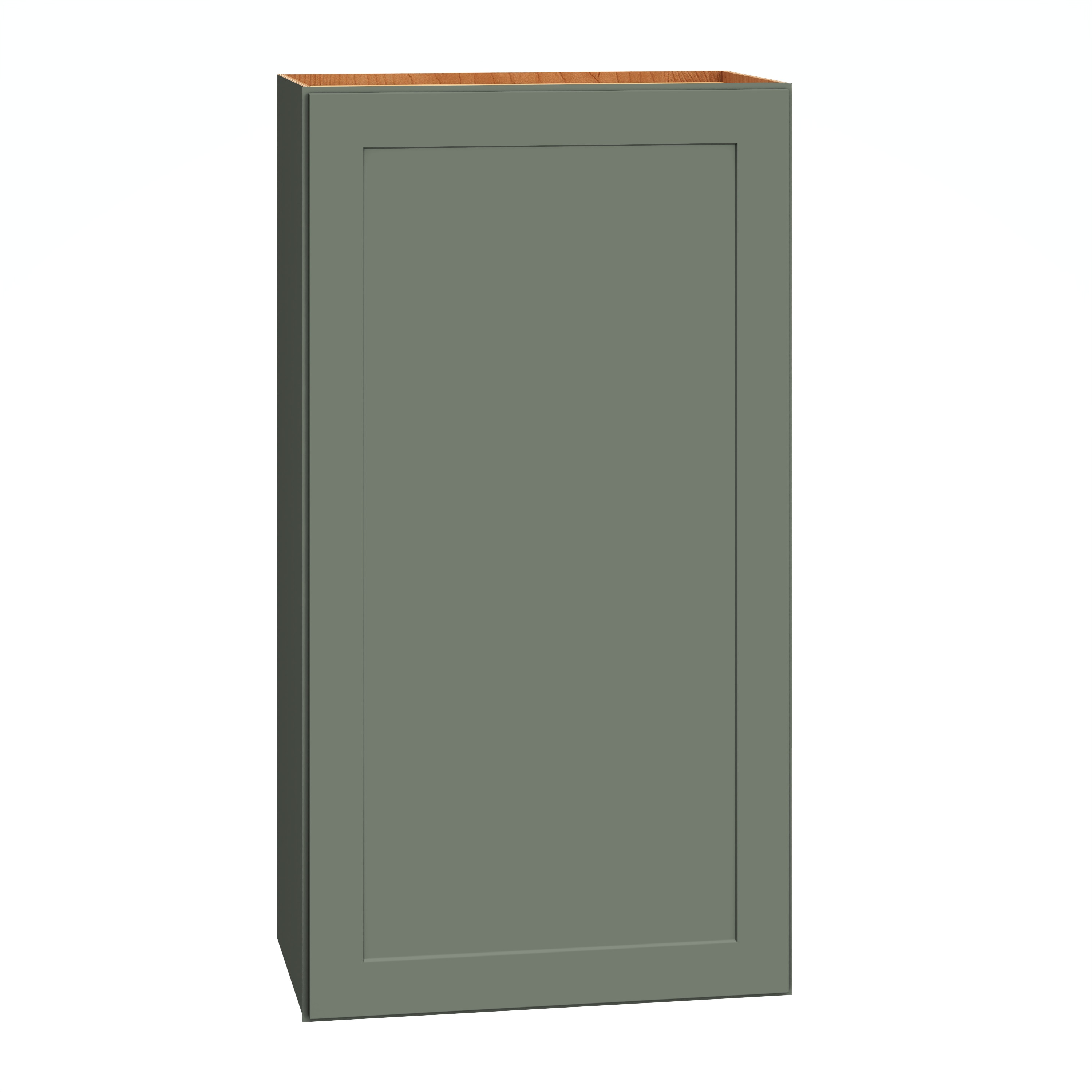 Diamond Express 61H-W2139R Jamestown 21-in W x 39-in H x 12-in D Retreat Green Wall Fully assembled Plywood Cabinet Recessed Panel Shaker