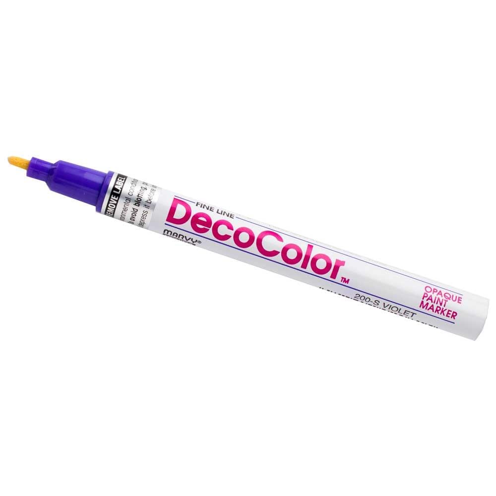 Jam Paper Chisel Tip Acrylic Paint Markers, Violet Purple, 2/Pack | 526315VIA