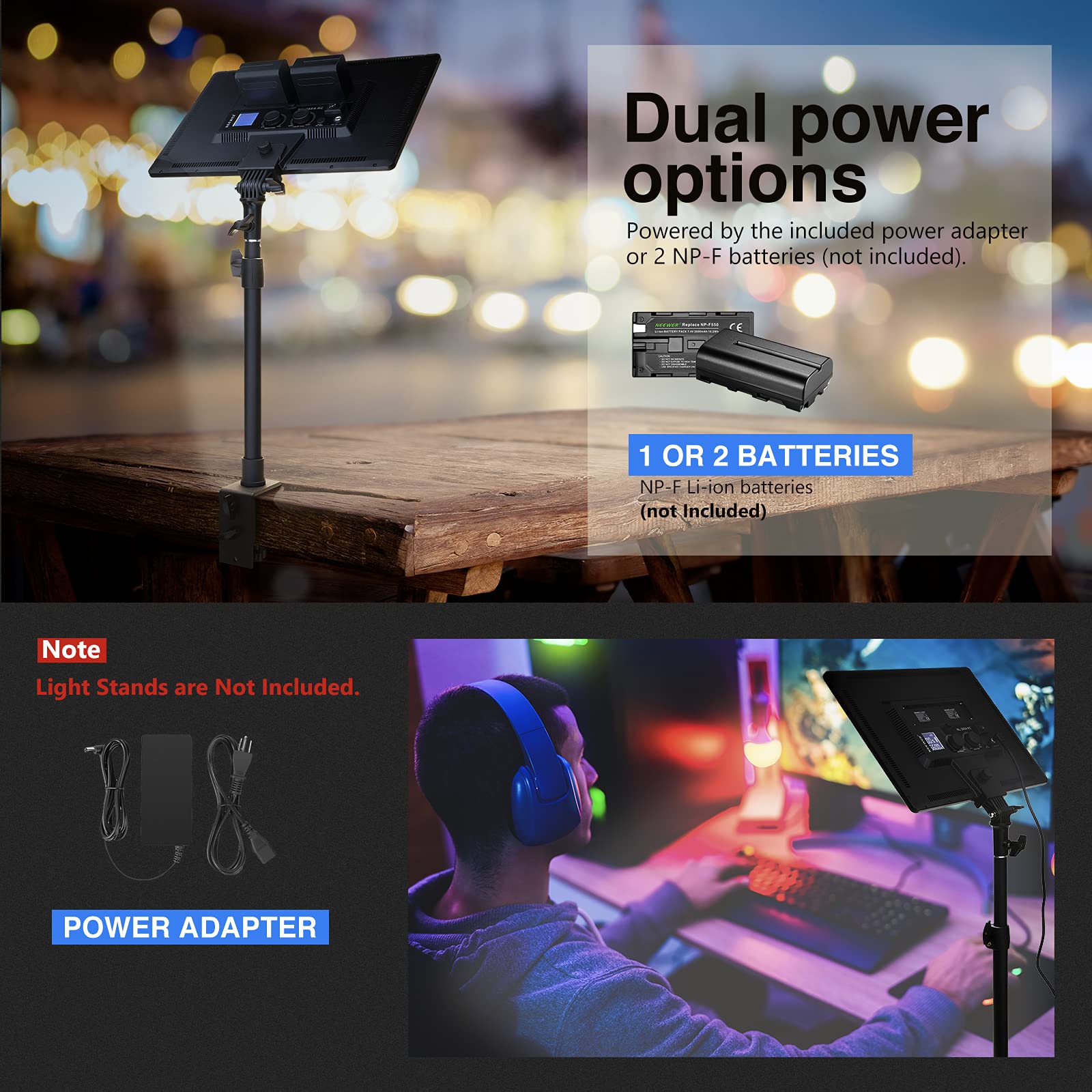 Vrbgify LVG1316E06 Led-Panel-Lights - View #6