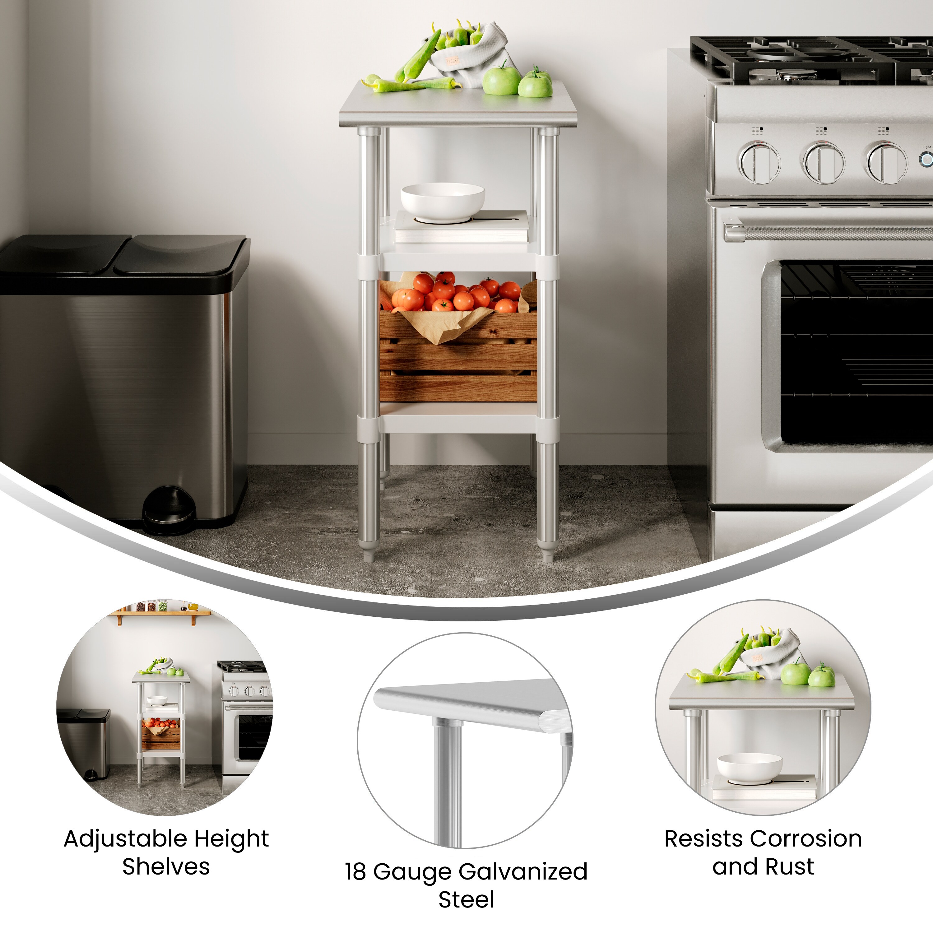 Flash Furniture 196861194894 Kitchen-Furniture - View #3