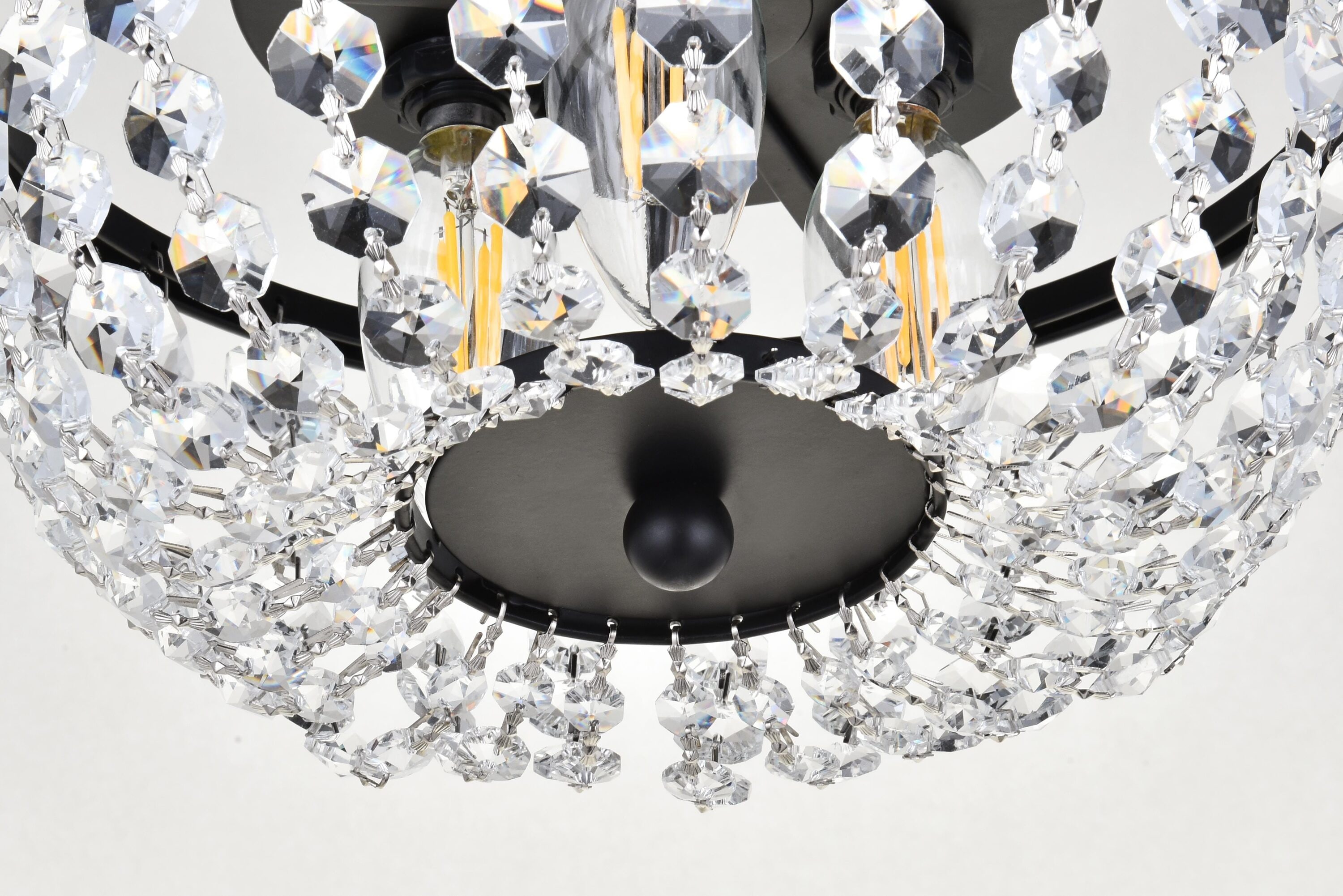 Elegant Decor HF3342D10BK Pendant-Lights - View #4