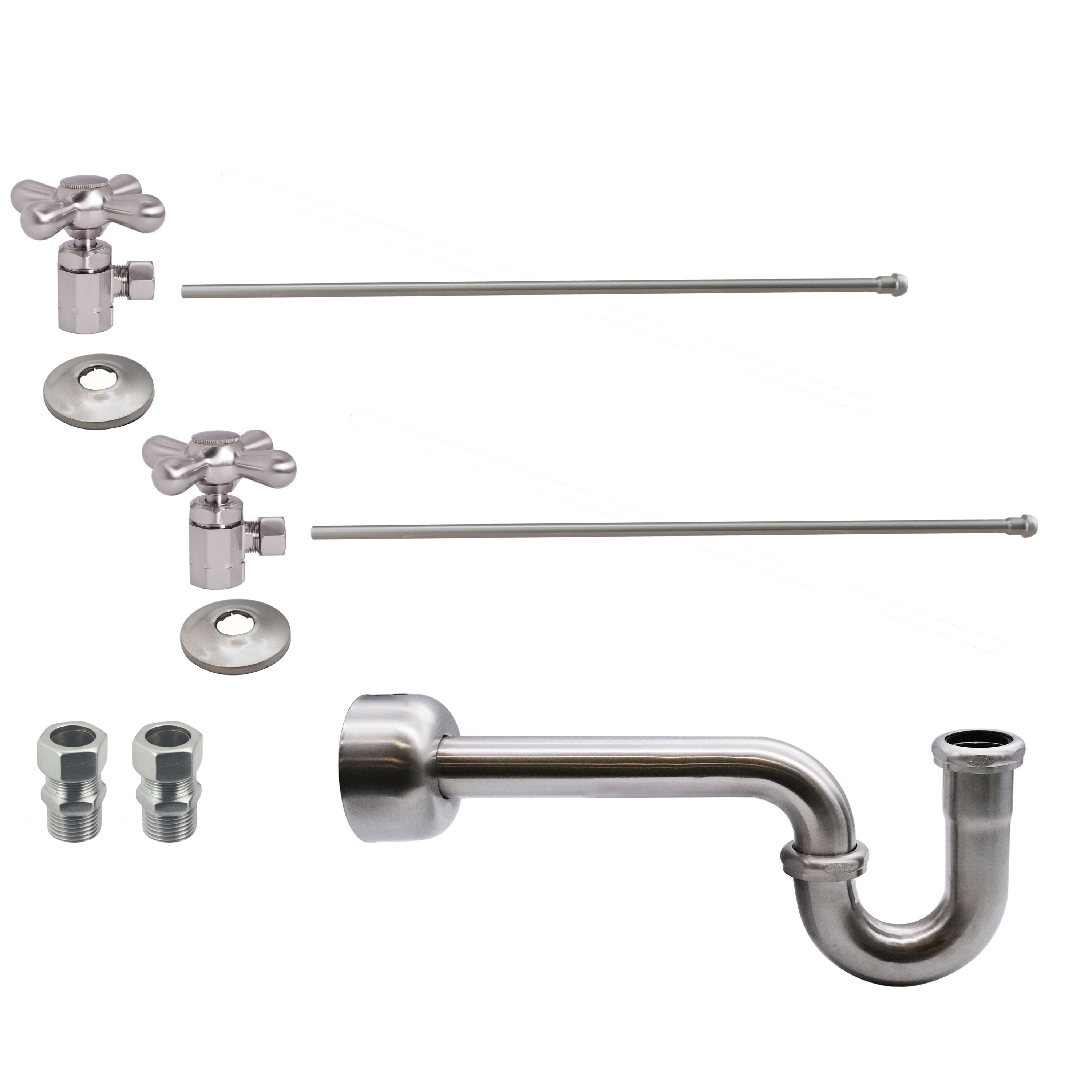 WESTBRASS D1838L-07 1-1/2-in Brass P-trap