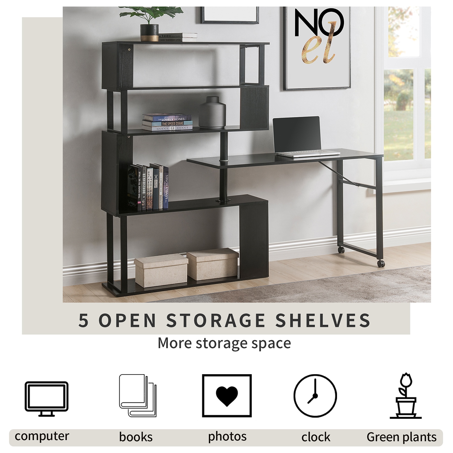 Mondawe MA-N25173BW bookcases - View #4