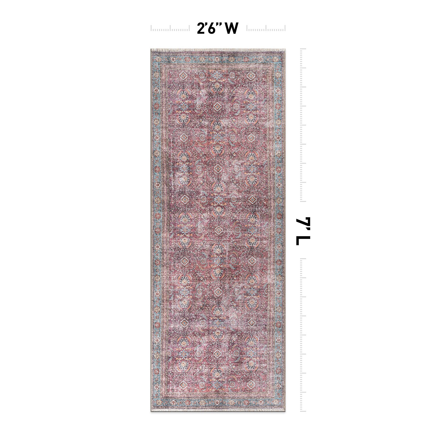 World Rug Gallery 6038MULTI2X7 rugs - View #6