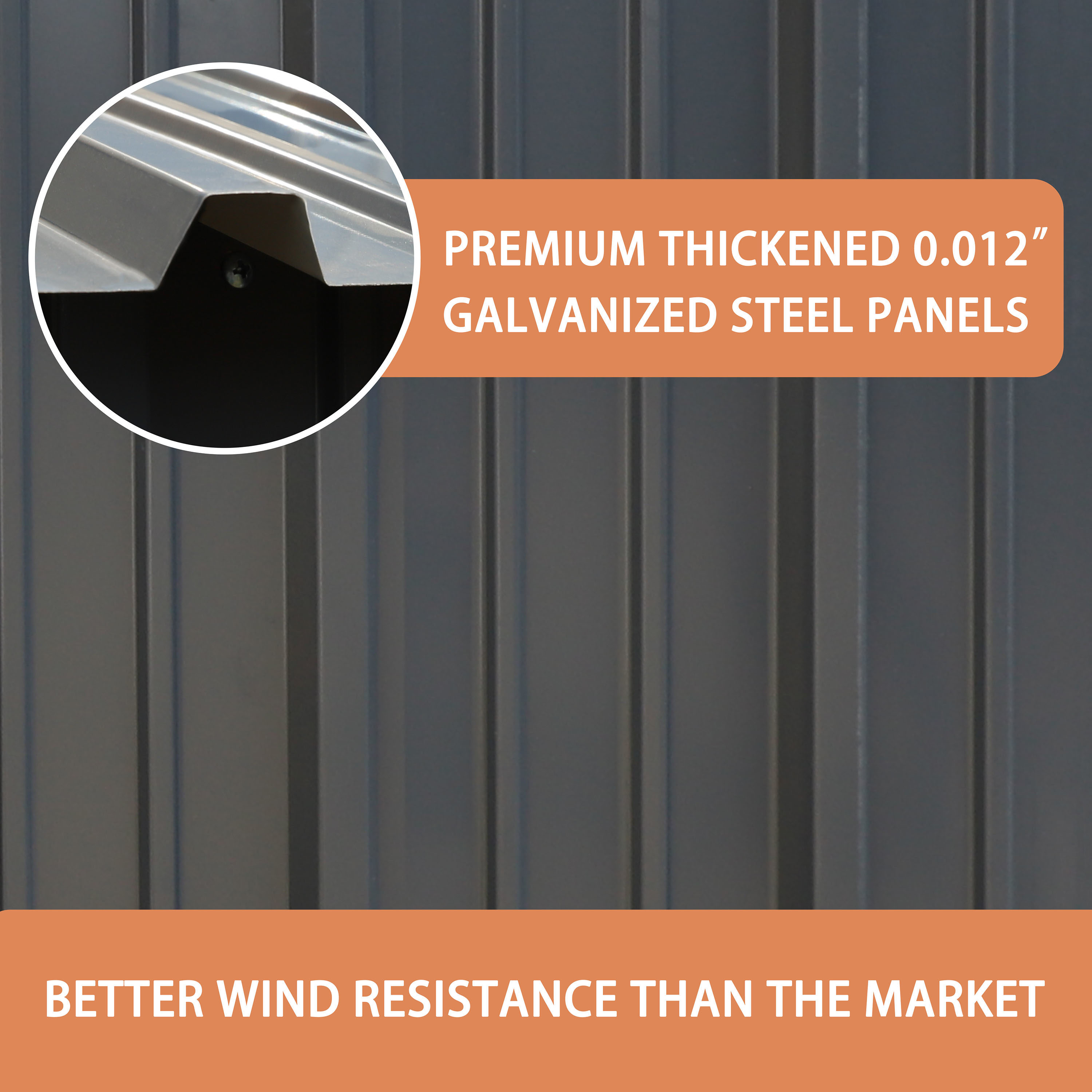 VEIKOUS PG0301-13-12 Metal-Storage-Buildings-Sheds - View #5
